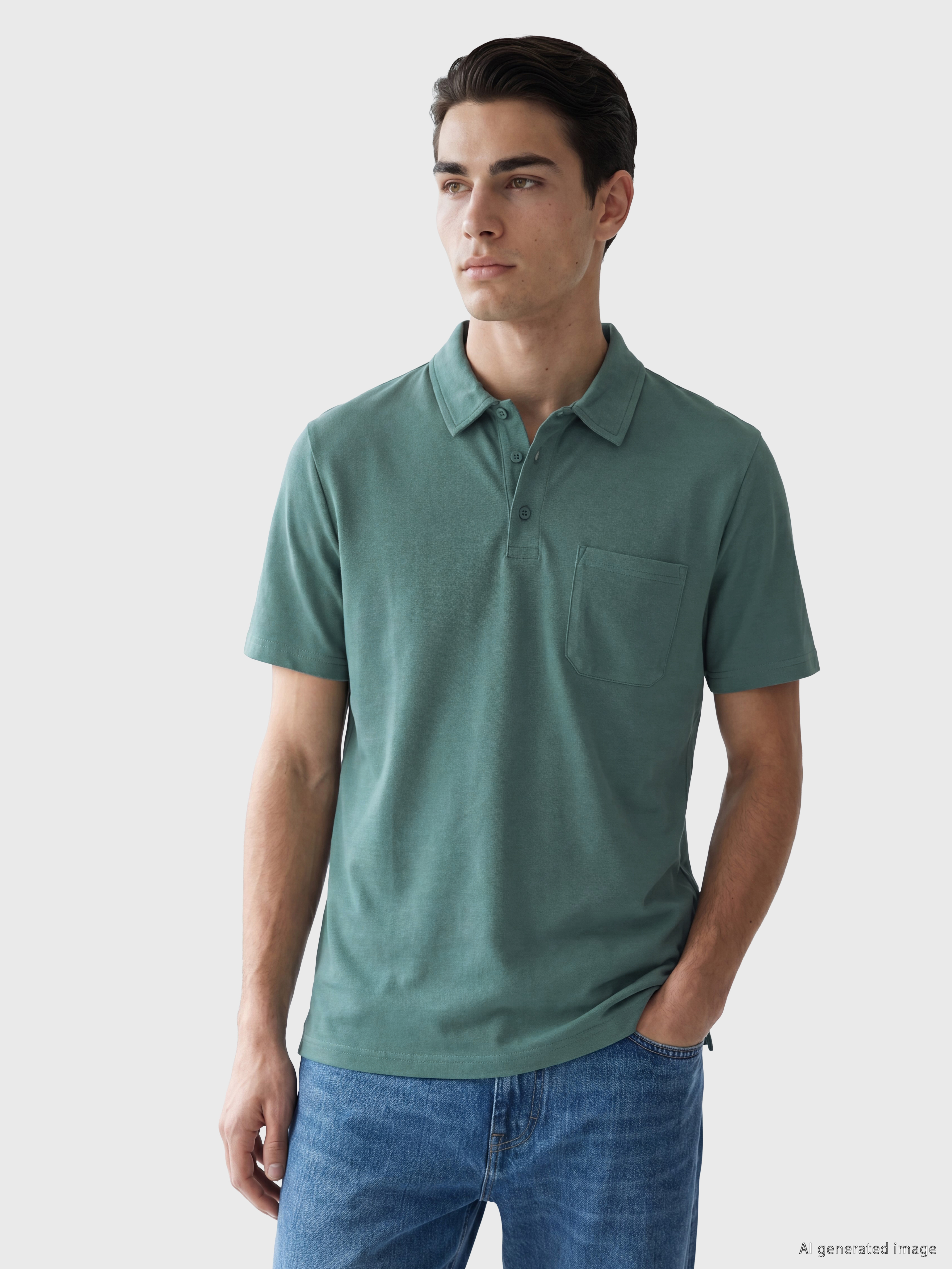 LCWAIKIKI Classic Polo Yaka Pike Erkek Tişört