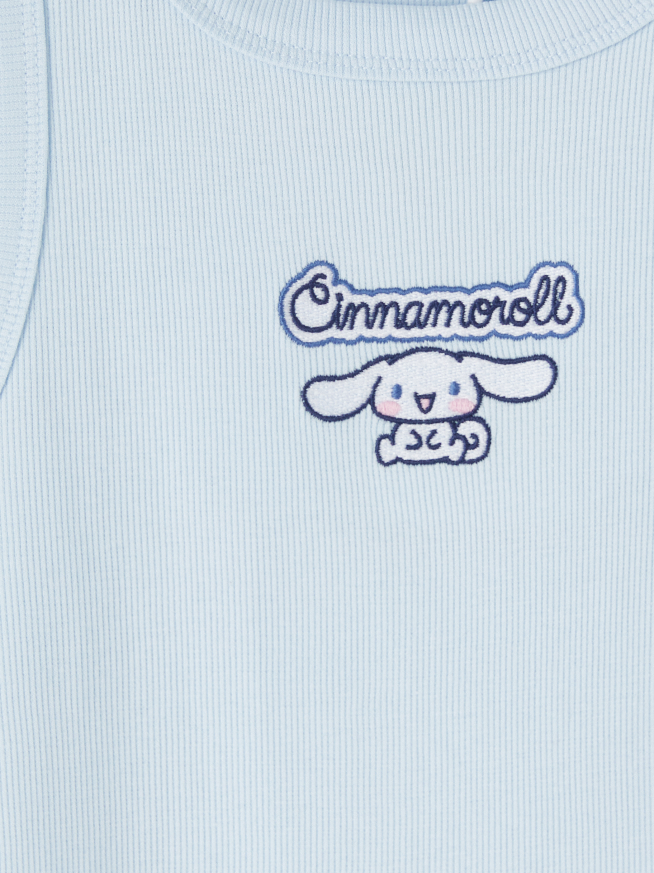 XSIDE Cinnamoroll Nakışlı Bisiklet Yaka Kadın Fitilli Atlet görsel 6