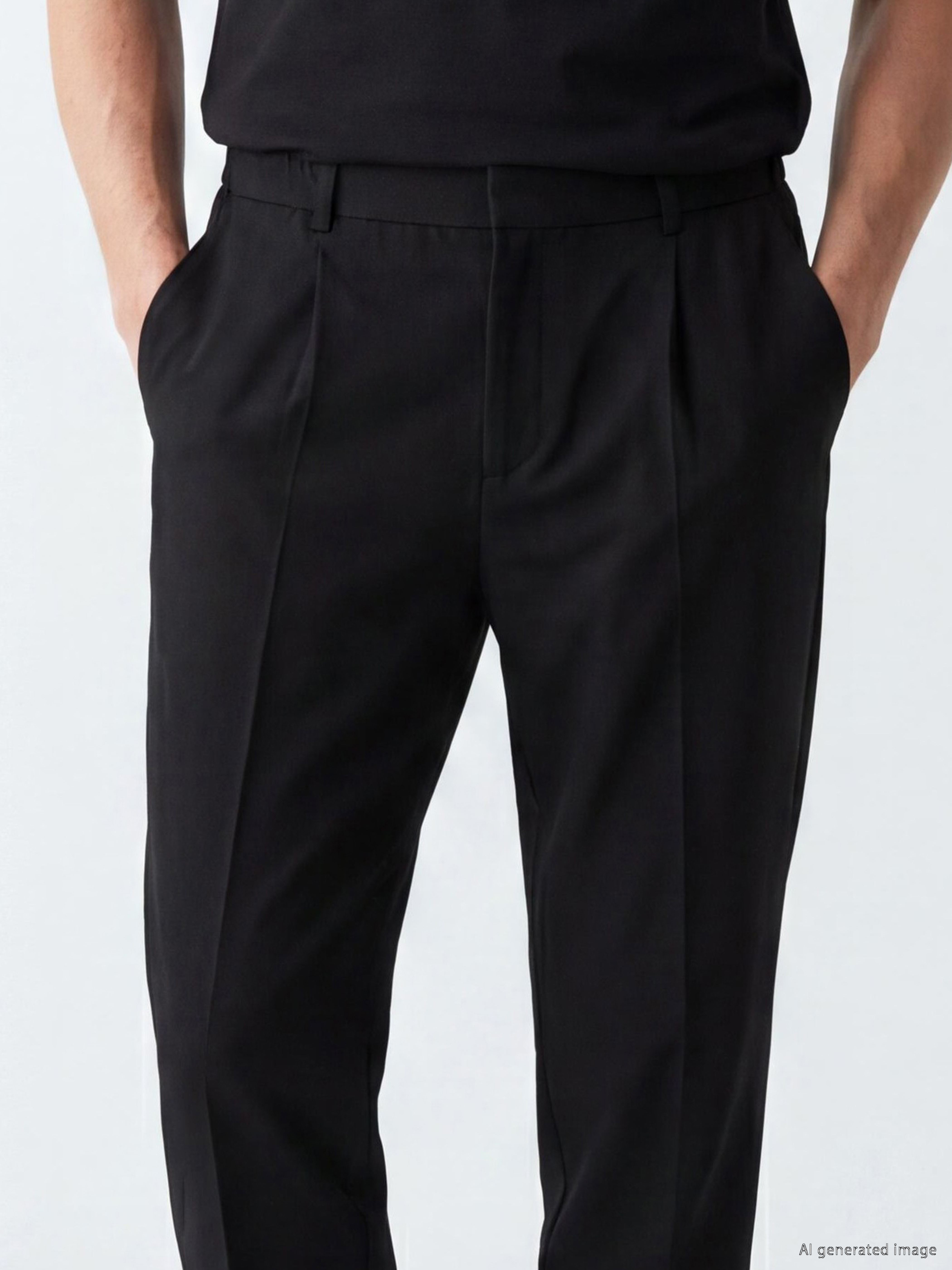 LCW Vision Regular Fit Erkek Pileli Pantolon görsel 3