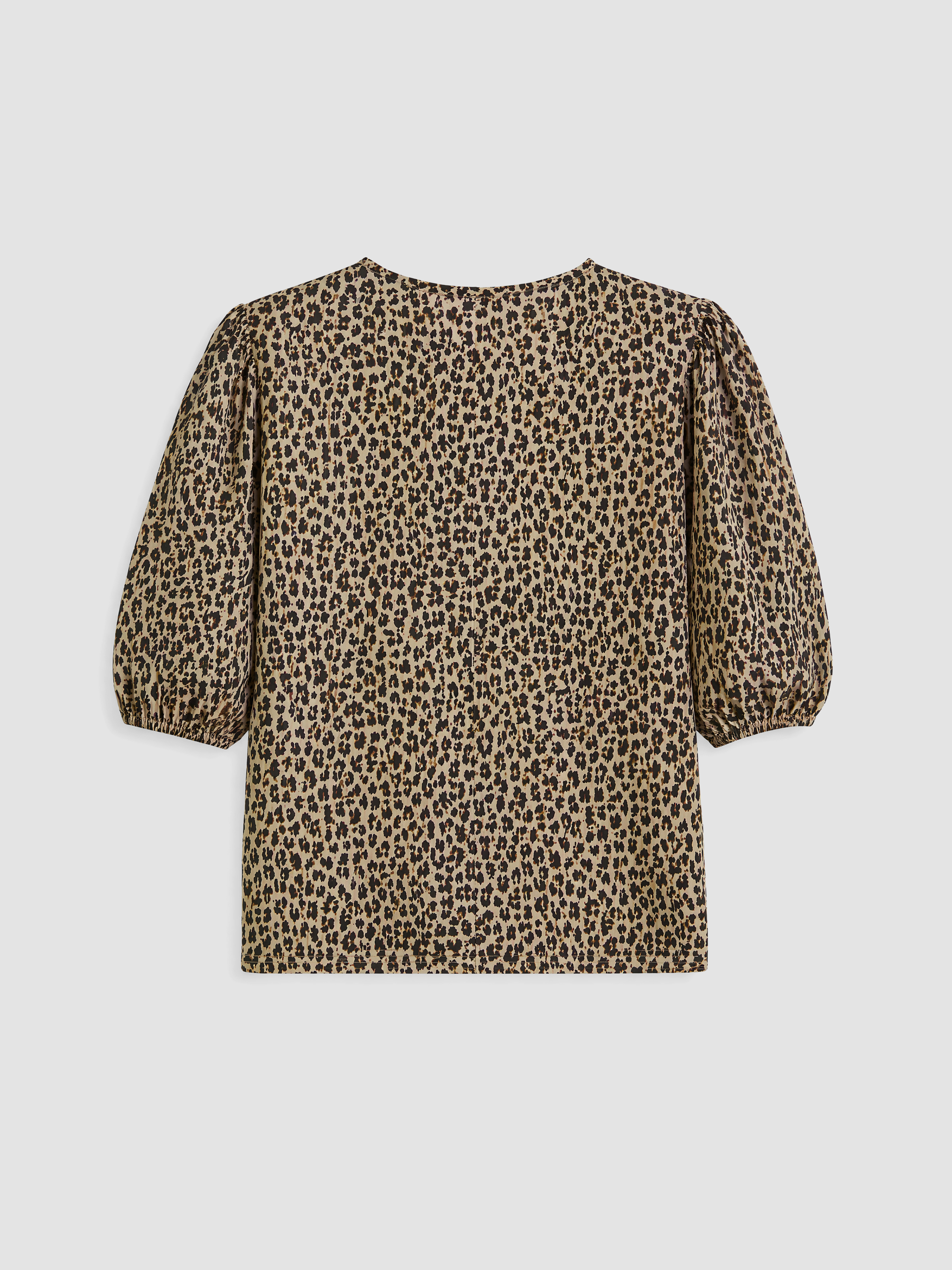 LCW EVERYDAY Bağlamalı Yaka Leopar Desenli Bluz görsel 6