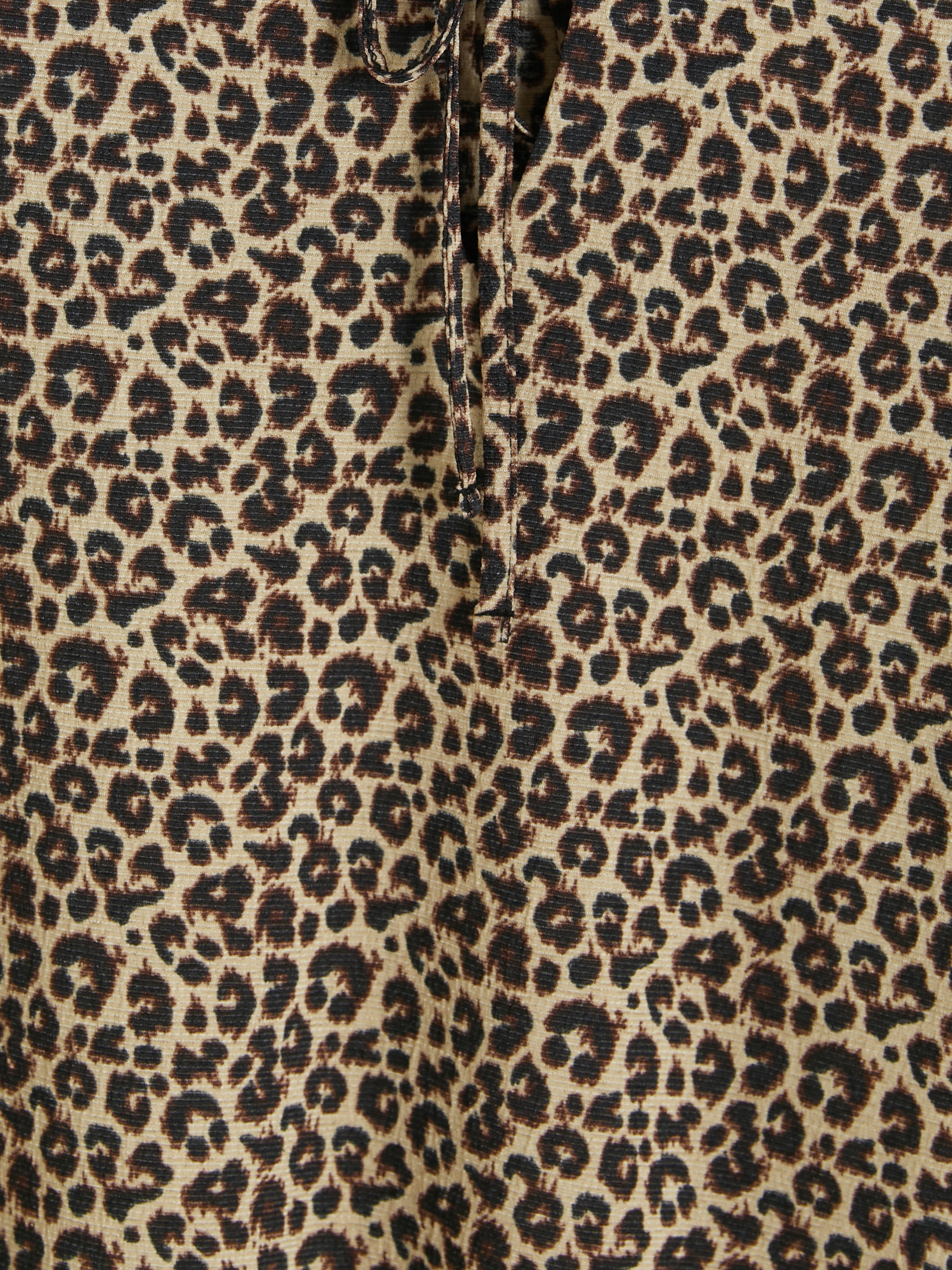 LCW EVERYDAY Bağlamalı Yaka Leopar Desenli Bluz görsel 7