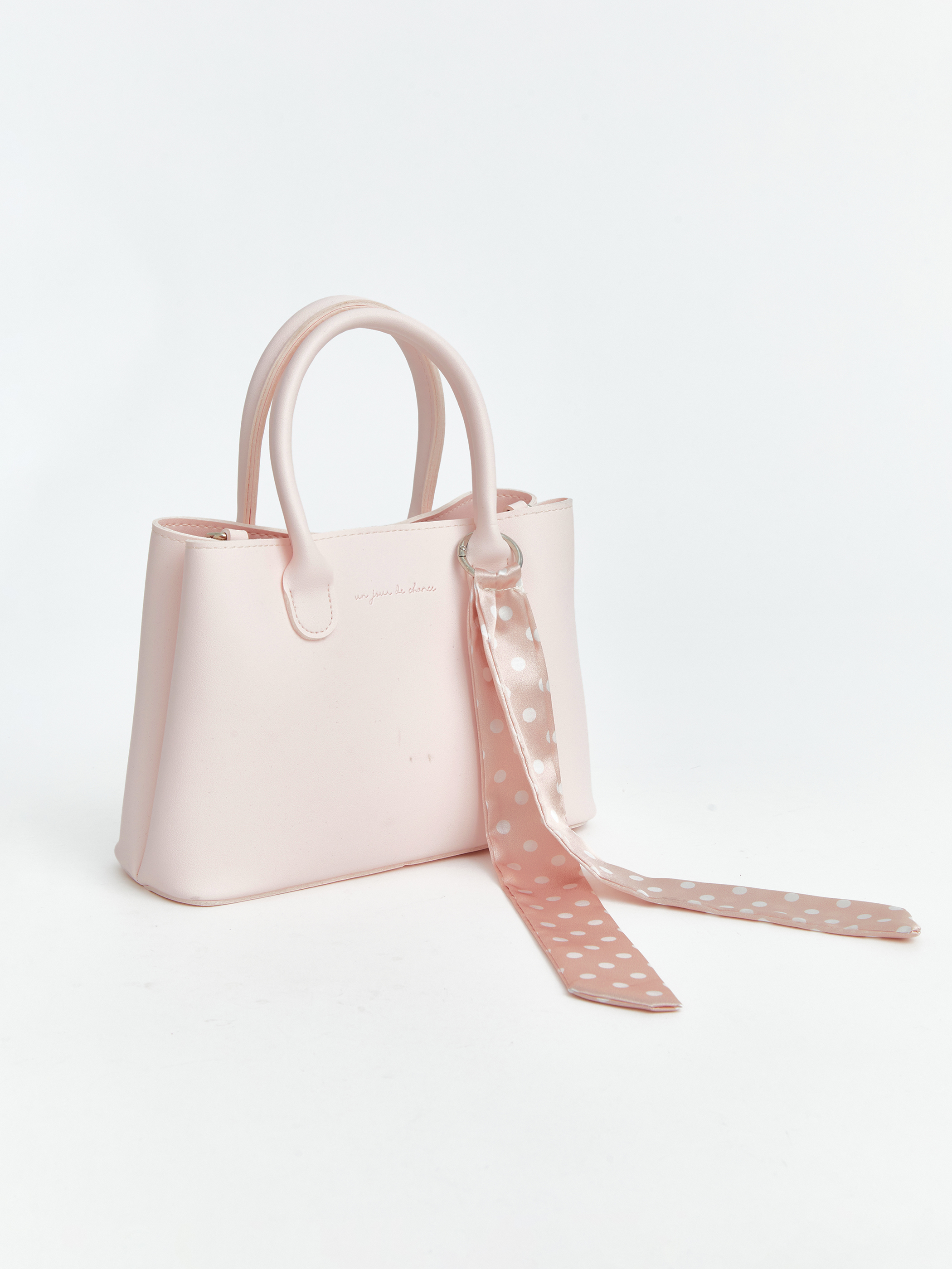 LCW ACCESSORIES Fularlı Deri Görünümlü Kadın Omuz Çantası görsel 4
