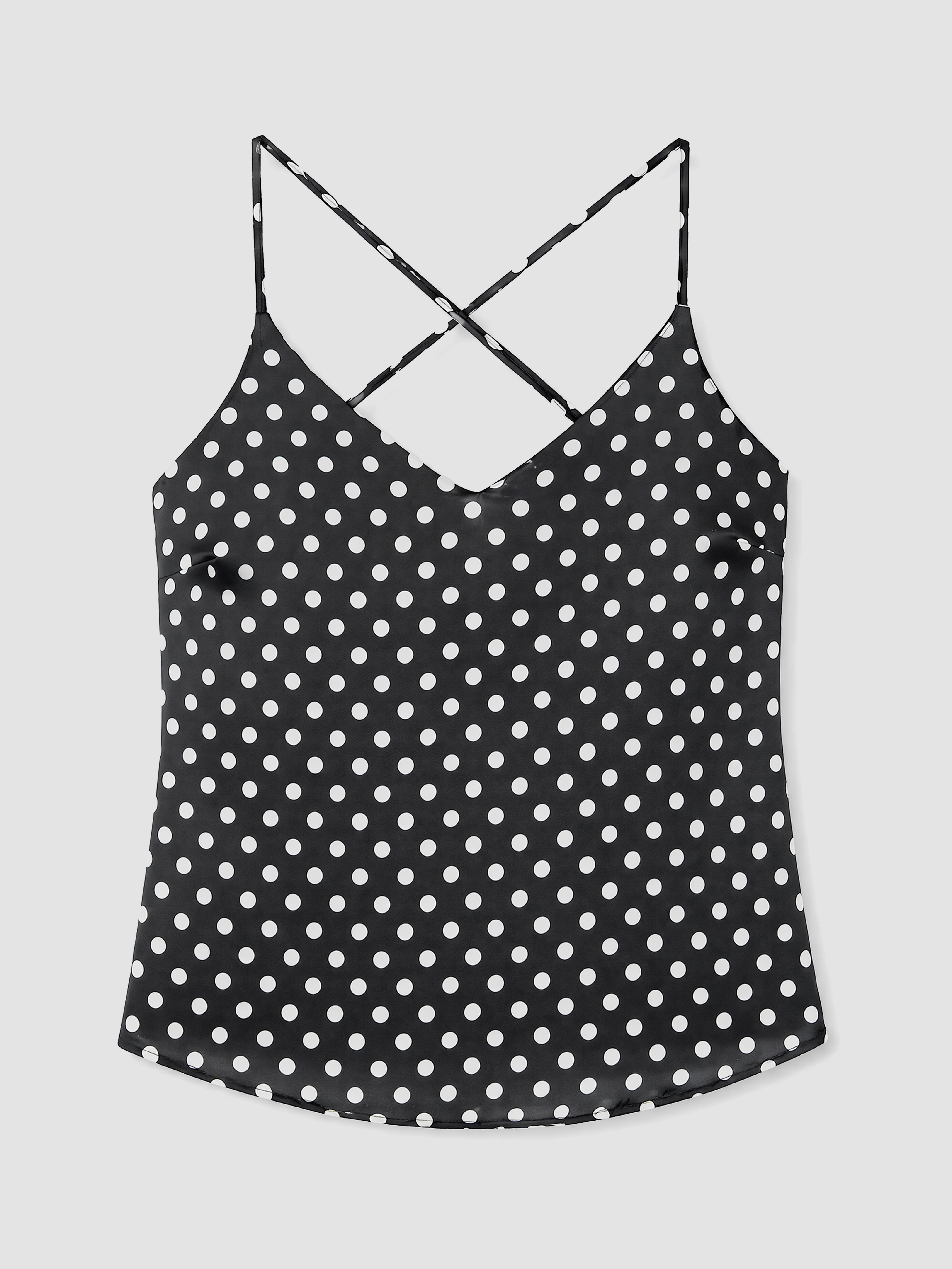 LCW DREAM Puantiyeli Saten Kadın Şortlu Pijama Takımı görsel 6