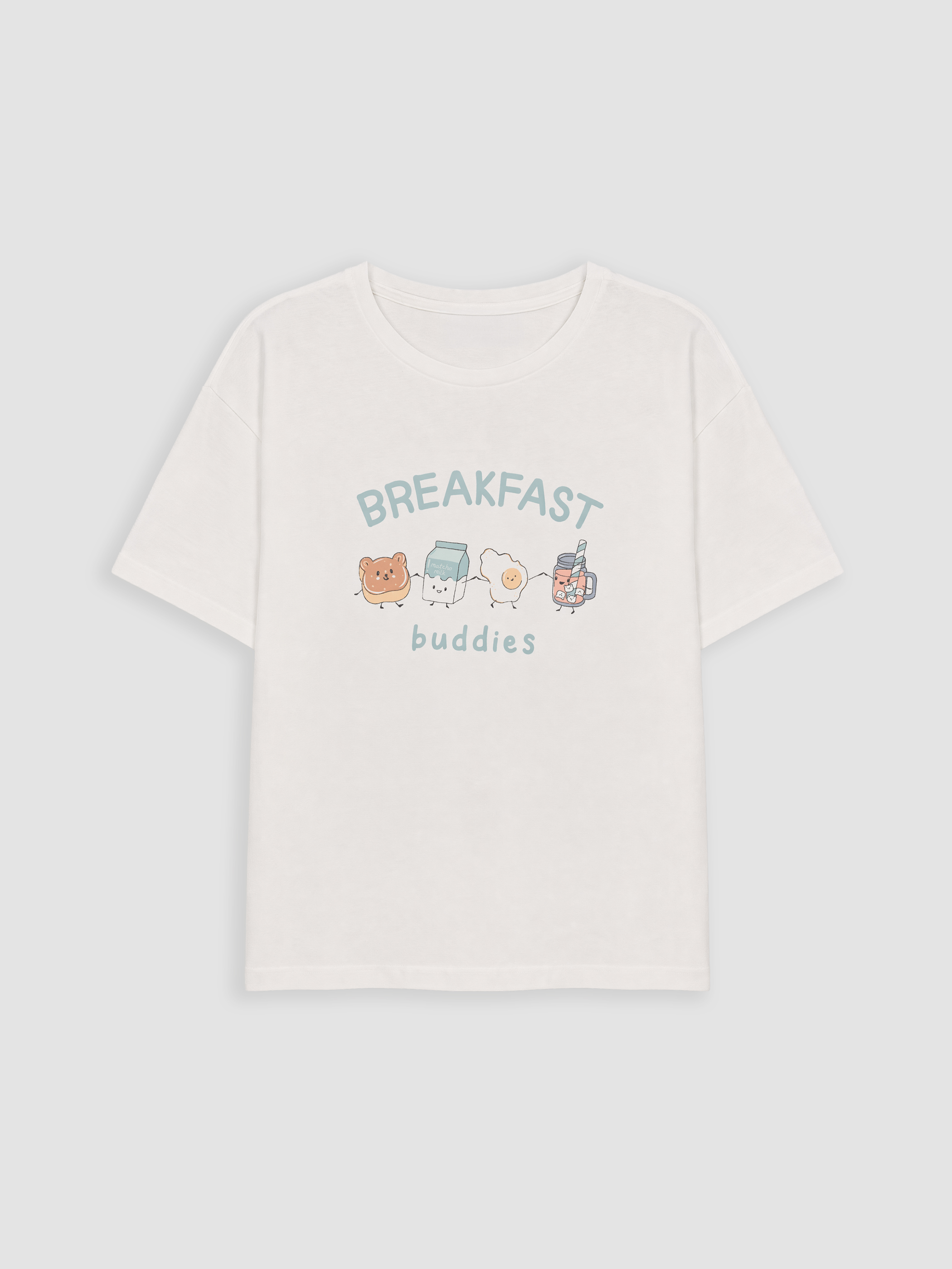 LCW Young Bisiklet Yaka Baskılı Kadın Kaprili Pijama Takımı görsel 6