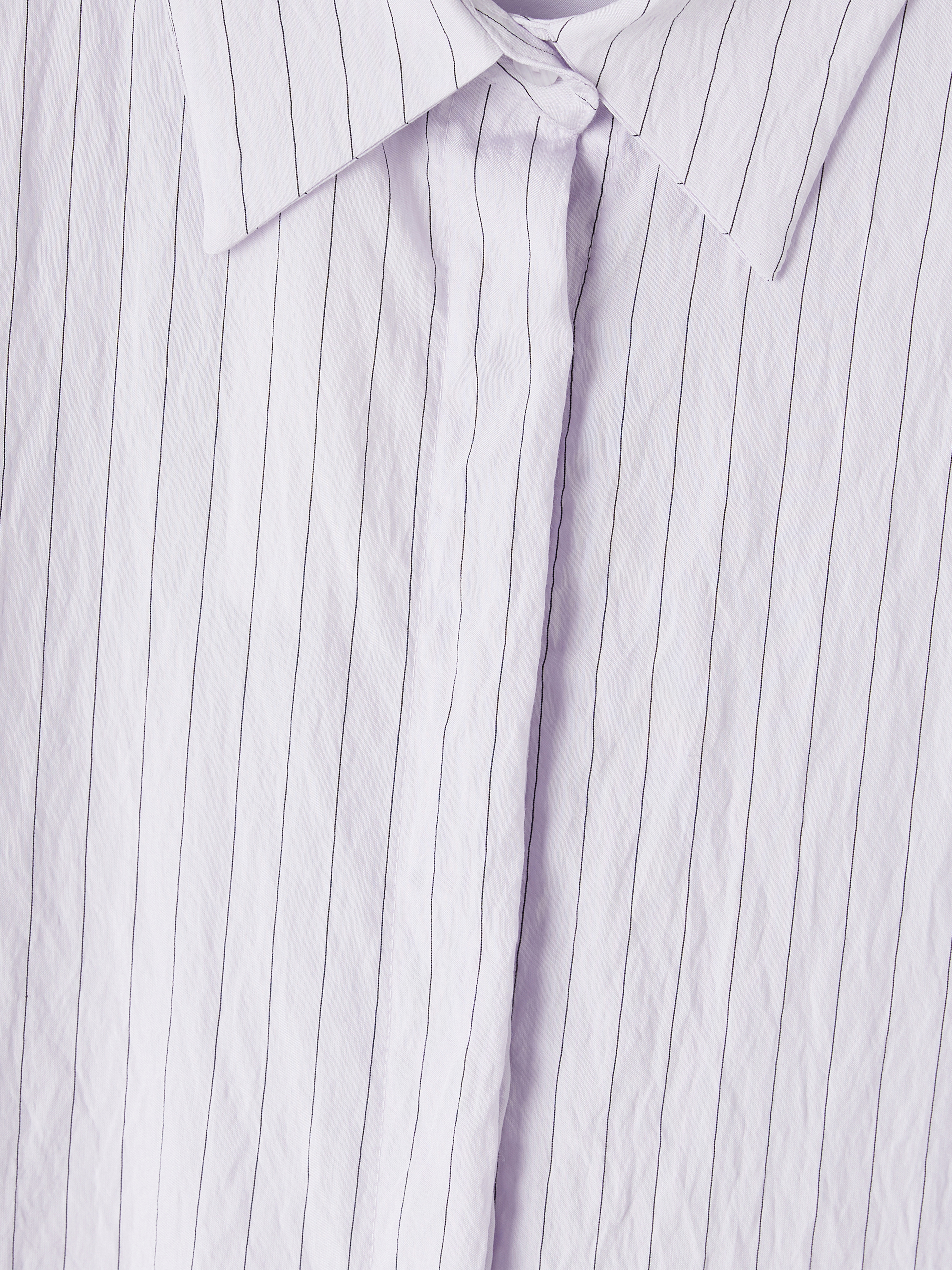 LCW Modest Çizgili Modal Karışımlı Kadın Gömlek Tunik görsel 6