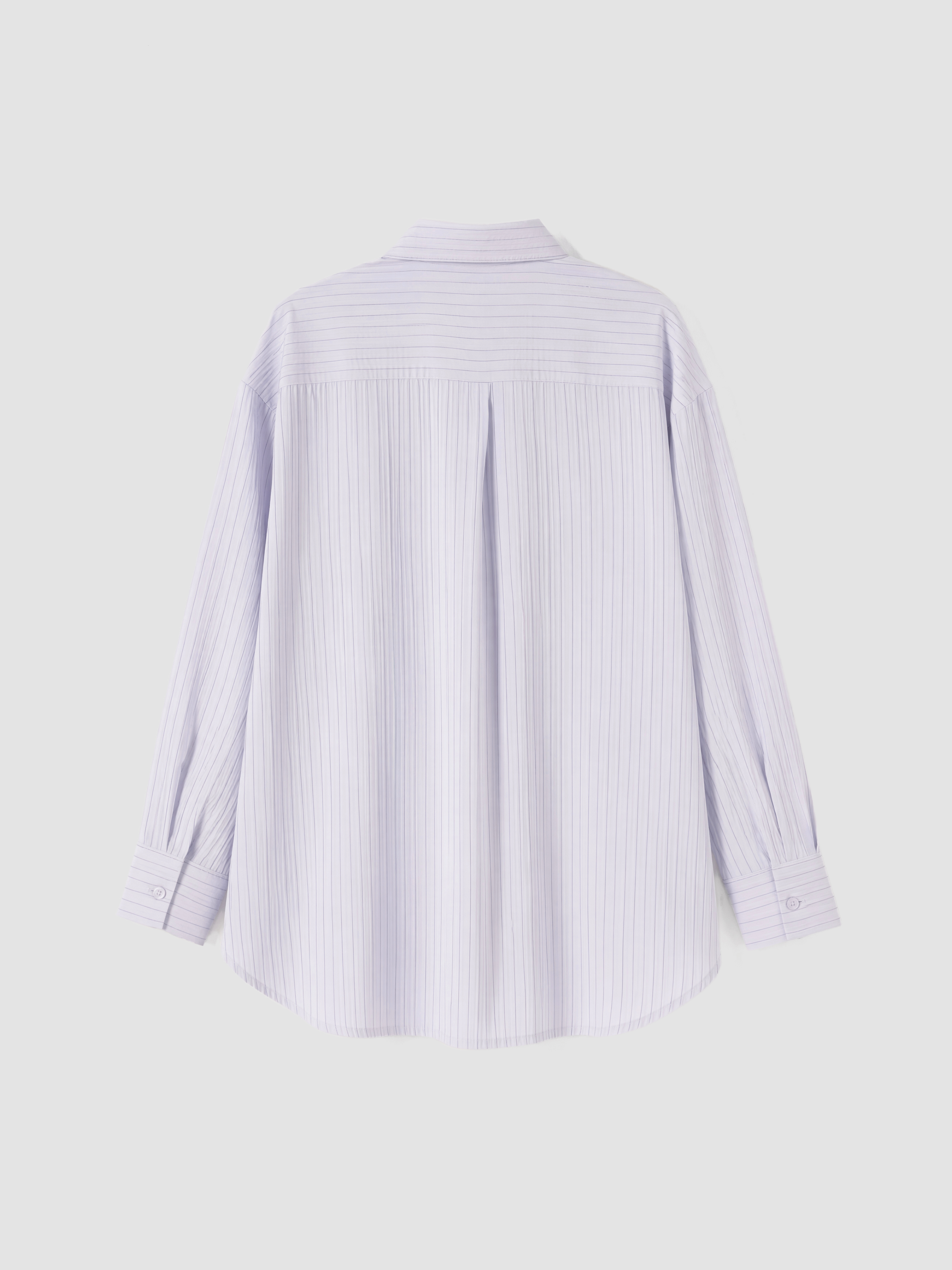 LCW Modest Çizgili Modal Karışımlı Kadın Gömlek Tunik görsel 7