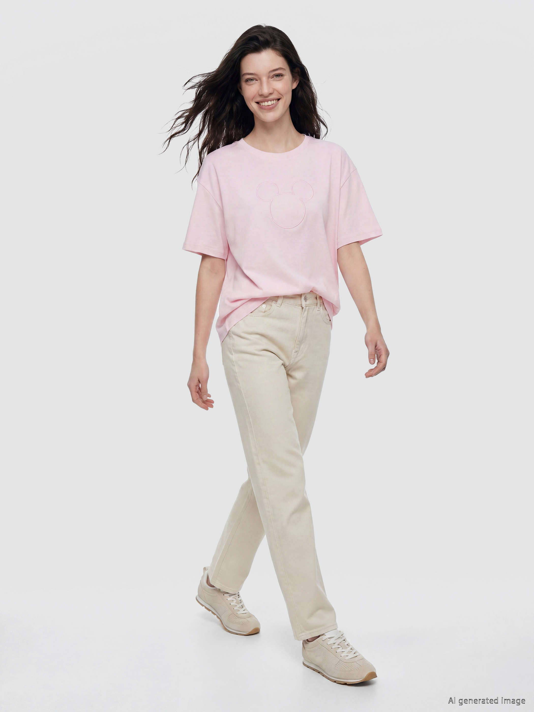 LCW Comfort Nakışlı %100 Pamuklu Kadın Tişört görsel 2