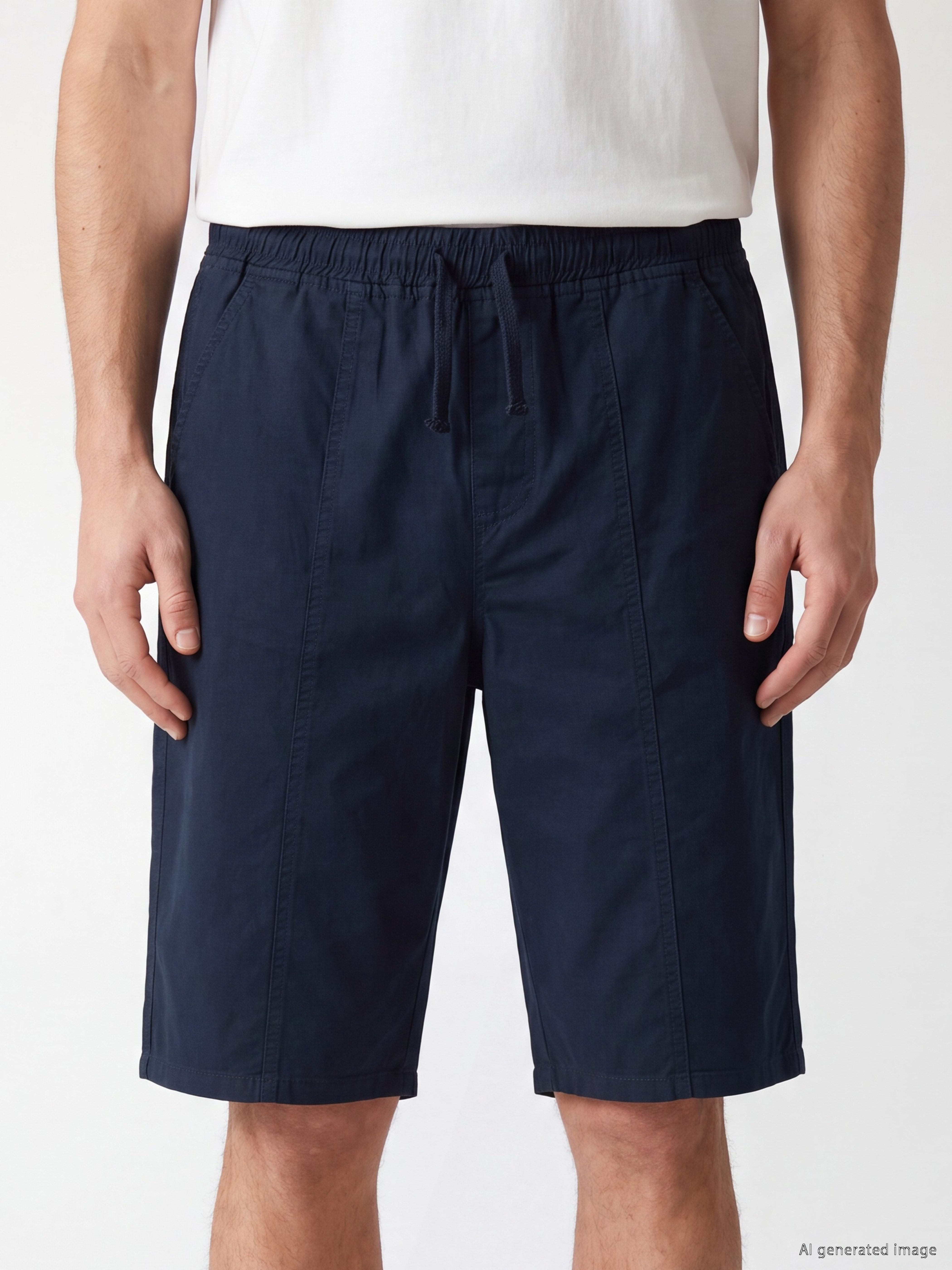 XSIDE Relax Fit Gabardin Erkek Şort görsel 3