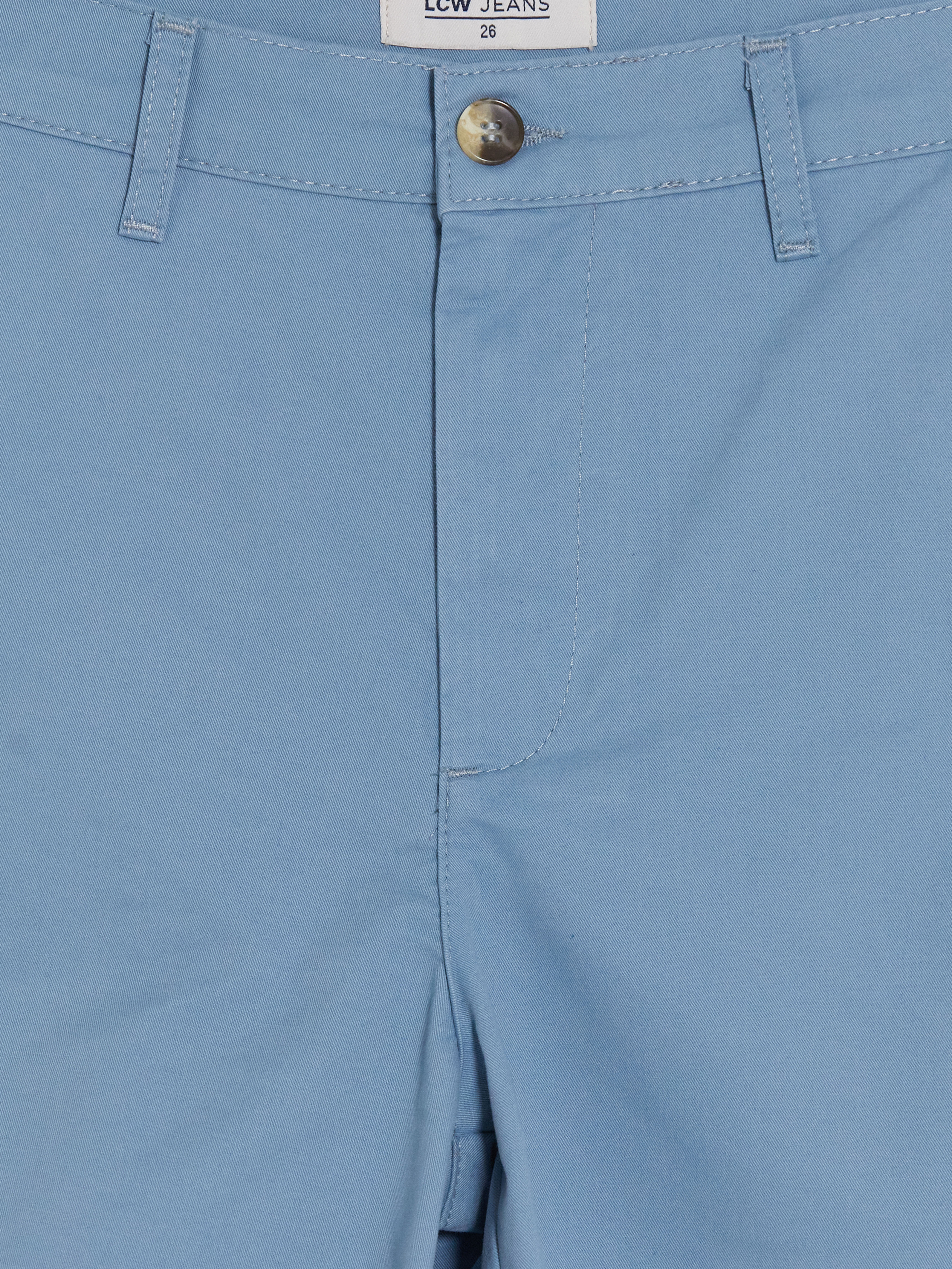 LCW Jeans Regular Fit Kadın Jean Şort görsel 8