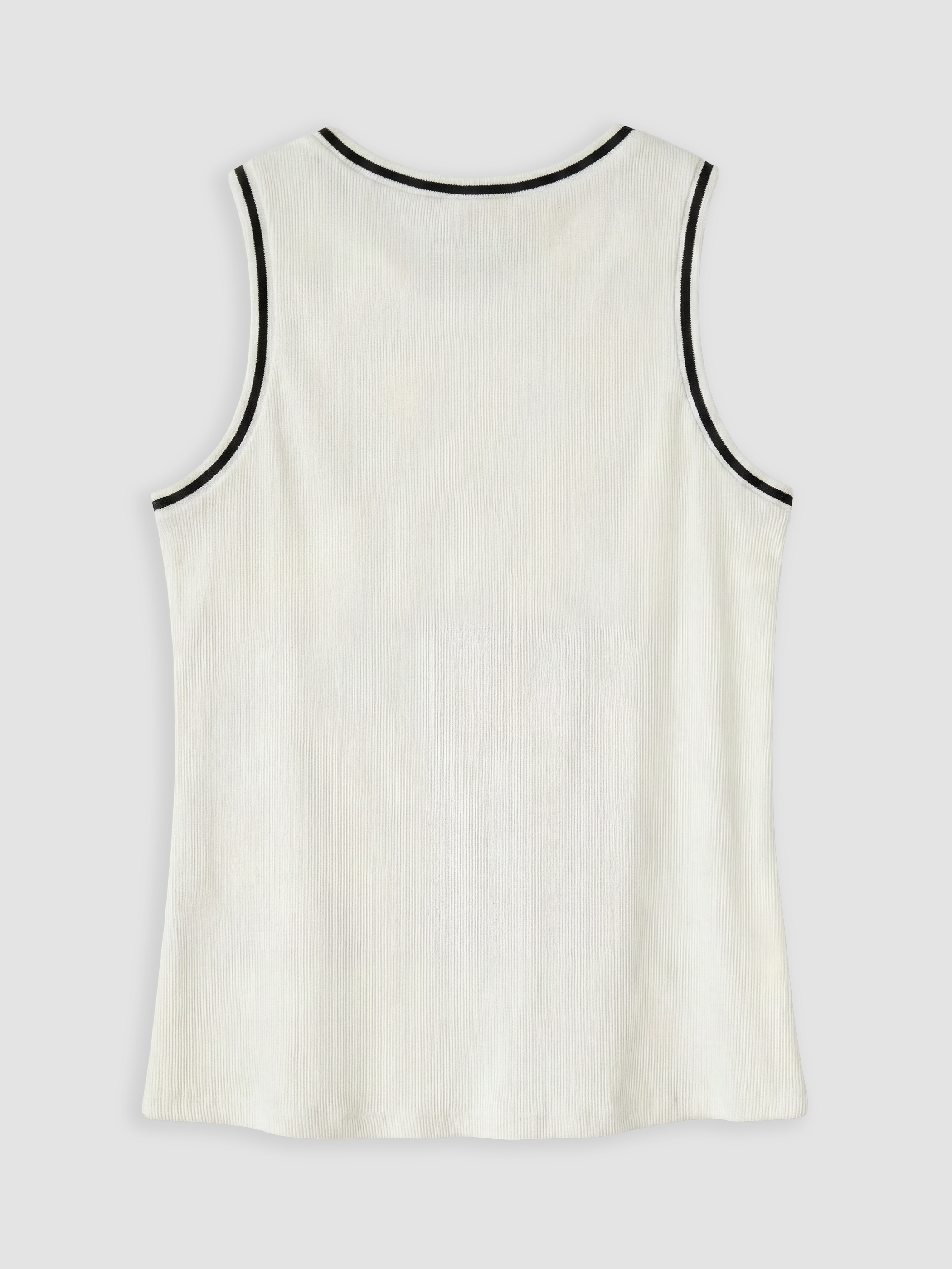 LCW Comfort Bisiklet Yaka Kadın Fitilli Atlet görsel 7