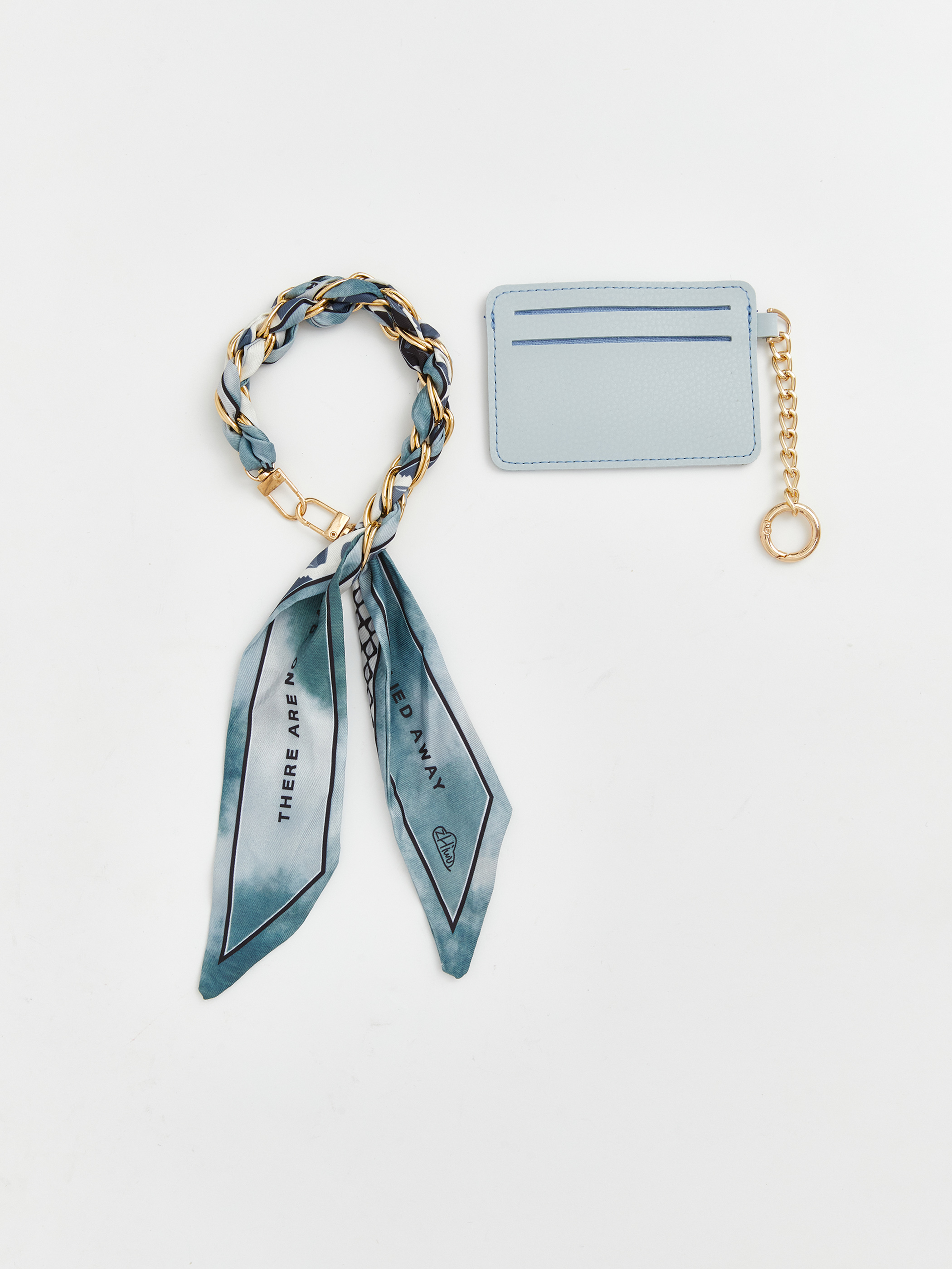LCW ACCESSORIES Fular ve Zincir Örgülü Aksesuarlı Kadın Cüzdan