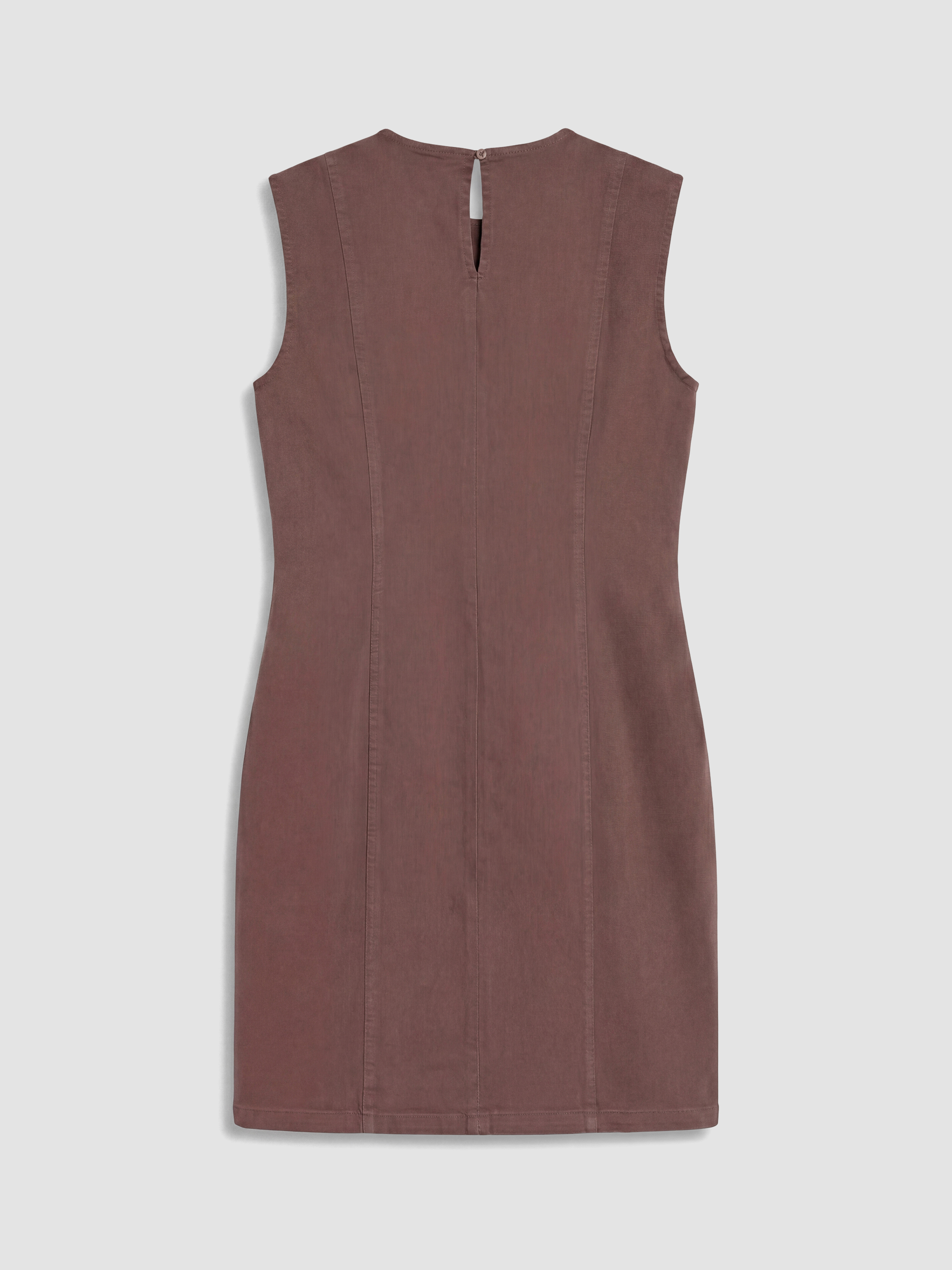 LCW EVERYDAY Bisiklet Yaka Jean Elbise görsel 7