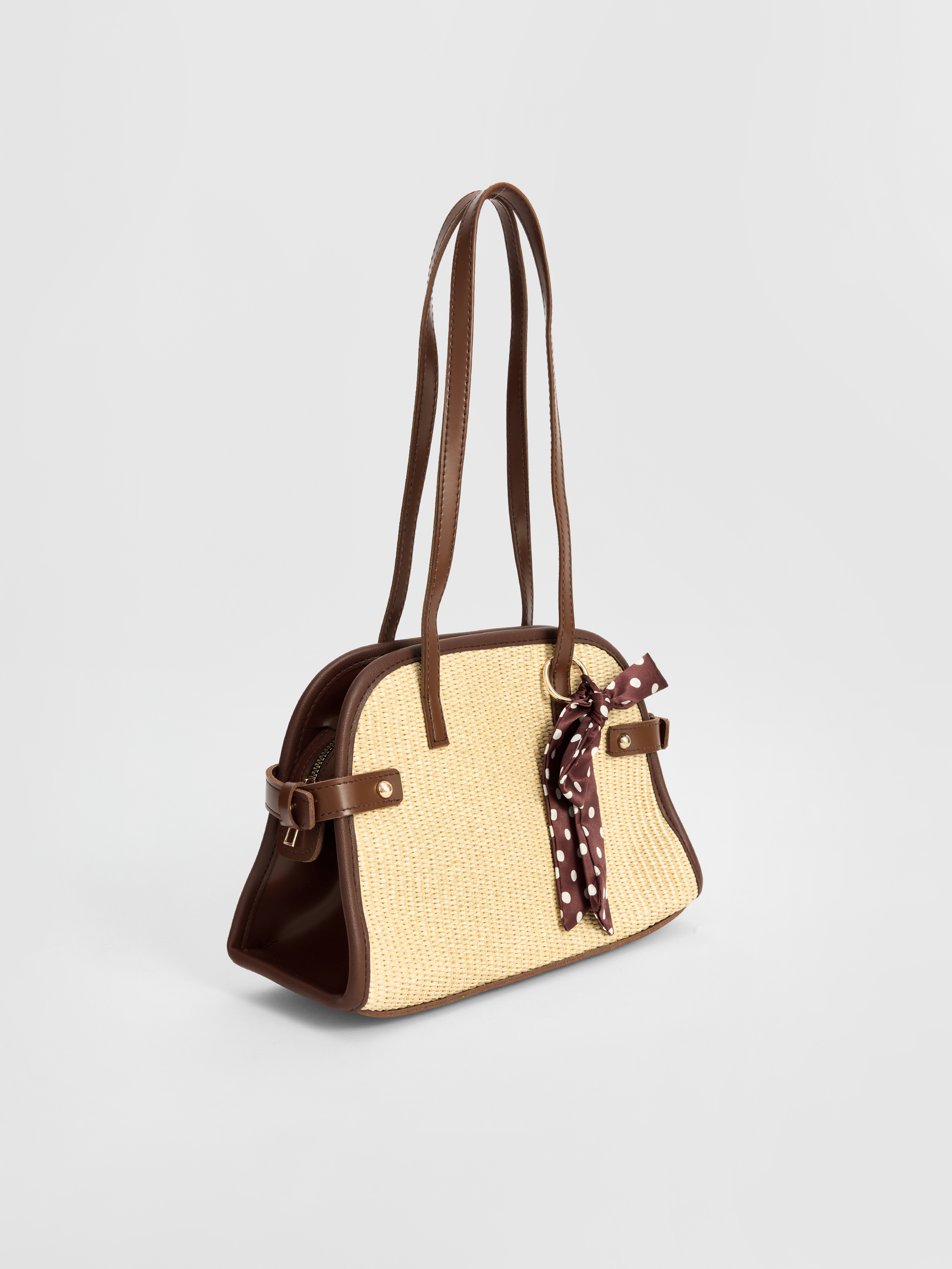 LCW ACCESSORIES Aksesuarlı Kadın Hasır Omuz Çantası görsel 3