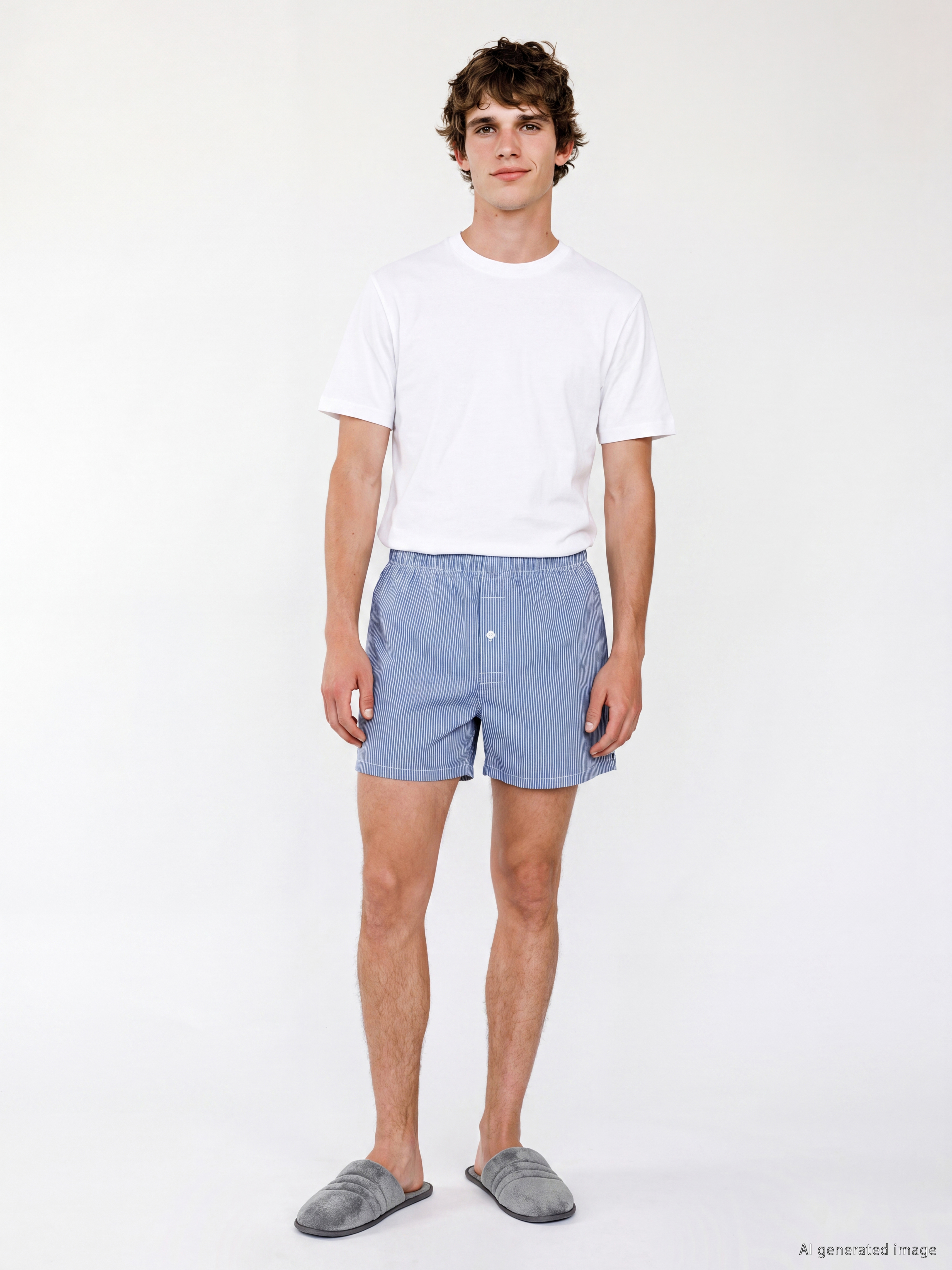LC WAIKIKI Relax Fit Çizgili Erkek Boxer 2'li görsel 3