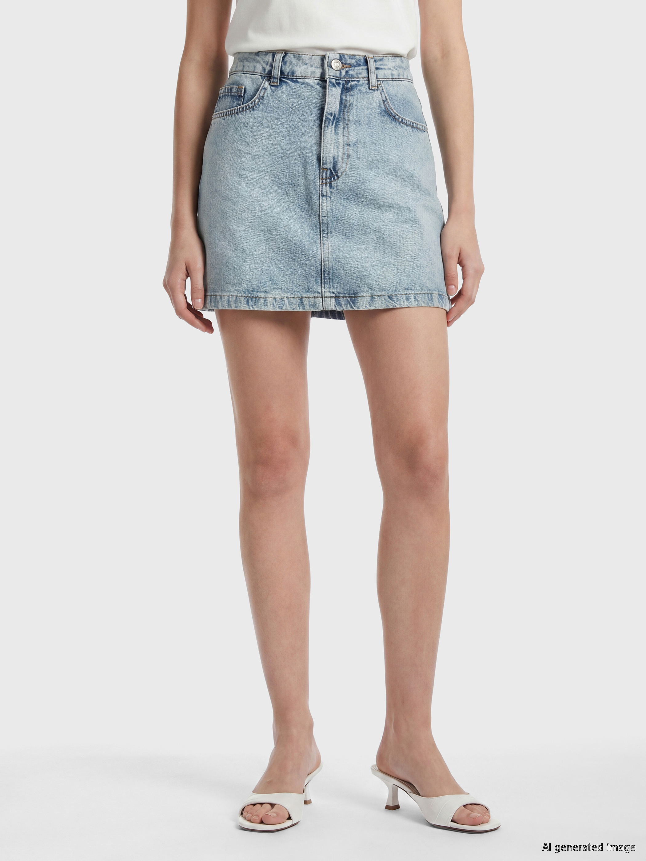 LCW Vision Regular Fit Mini Jean Etek görsel 2