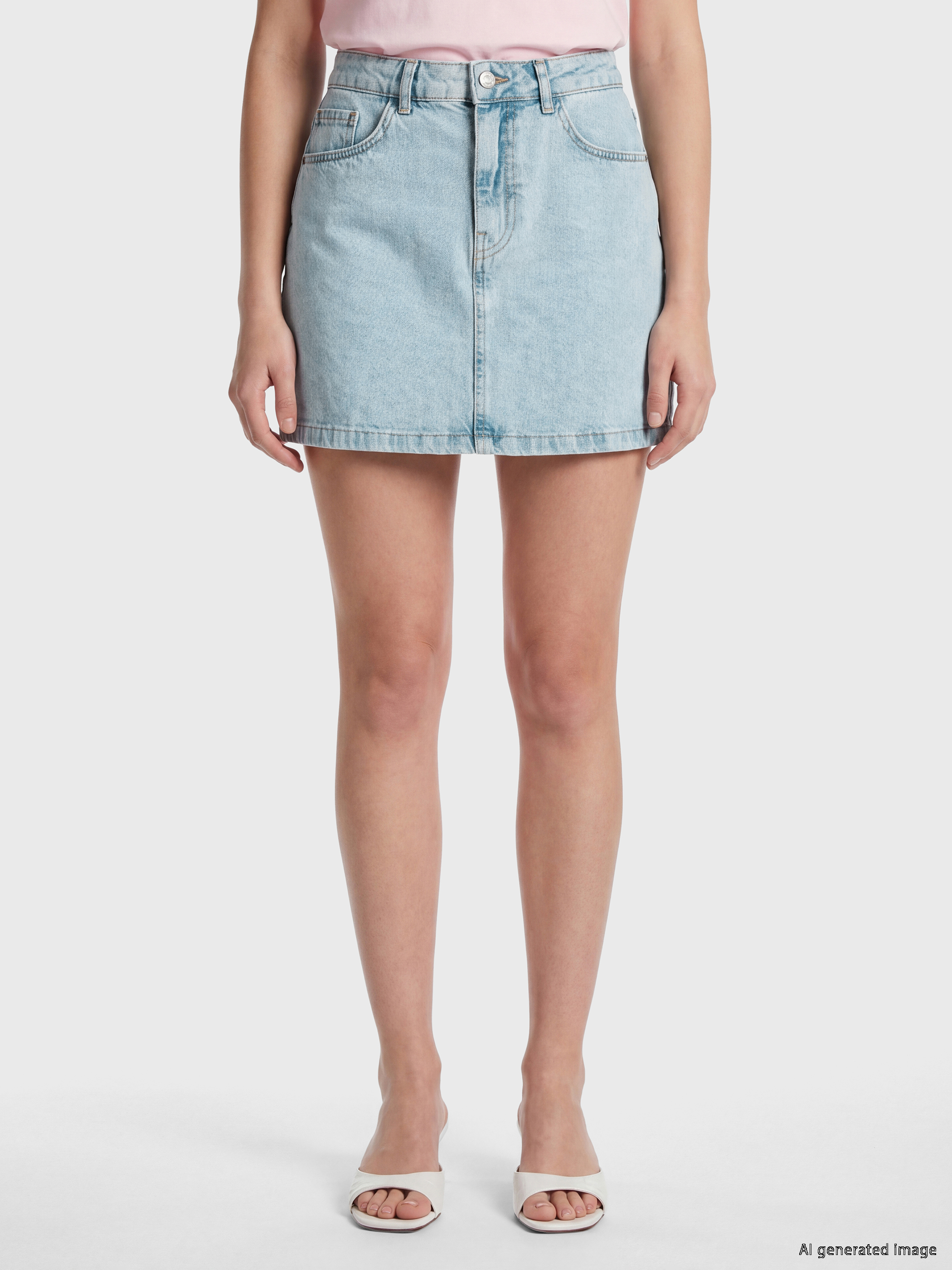 LCW Vision Regular Fit Mini Jean Etek görsel 2