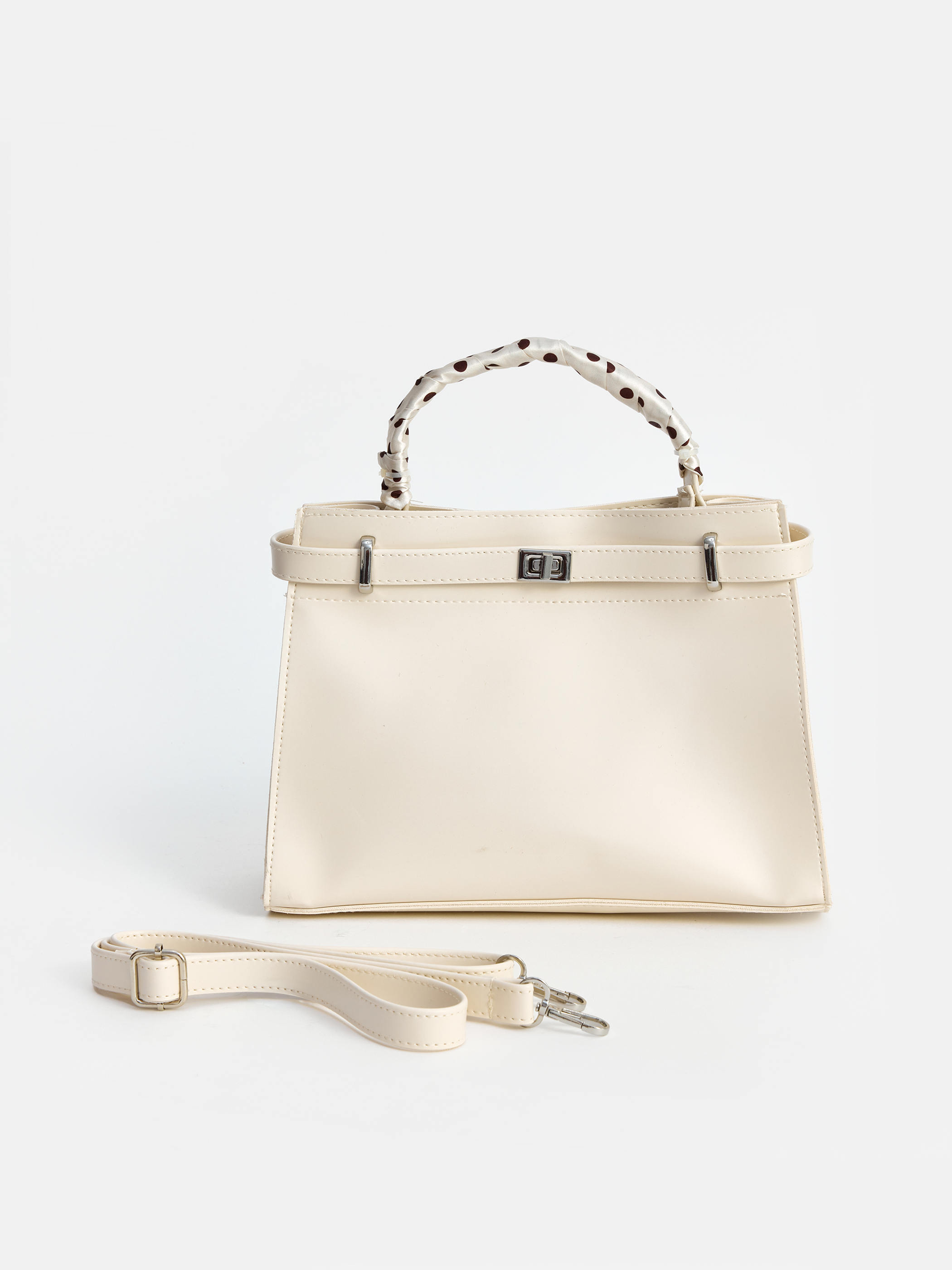 LCW ACCESSORIES Fular Detaylı Deri Görünümlü Kadın Omuz Çantası