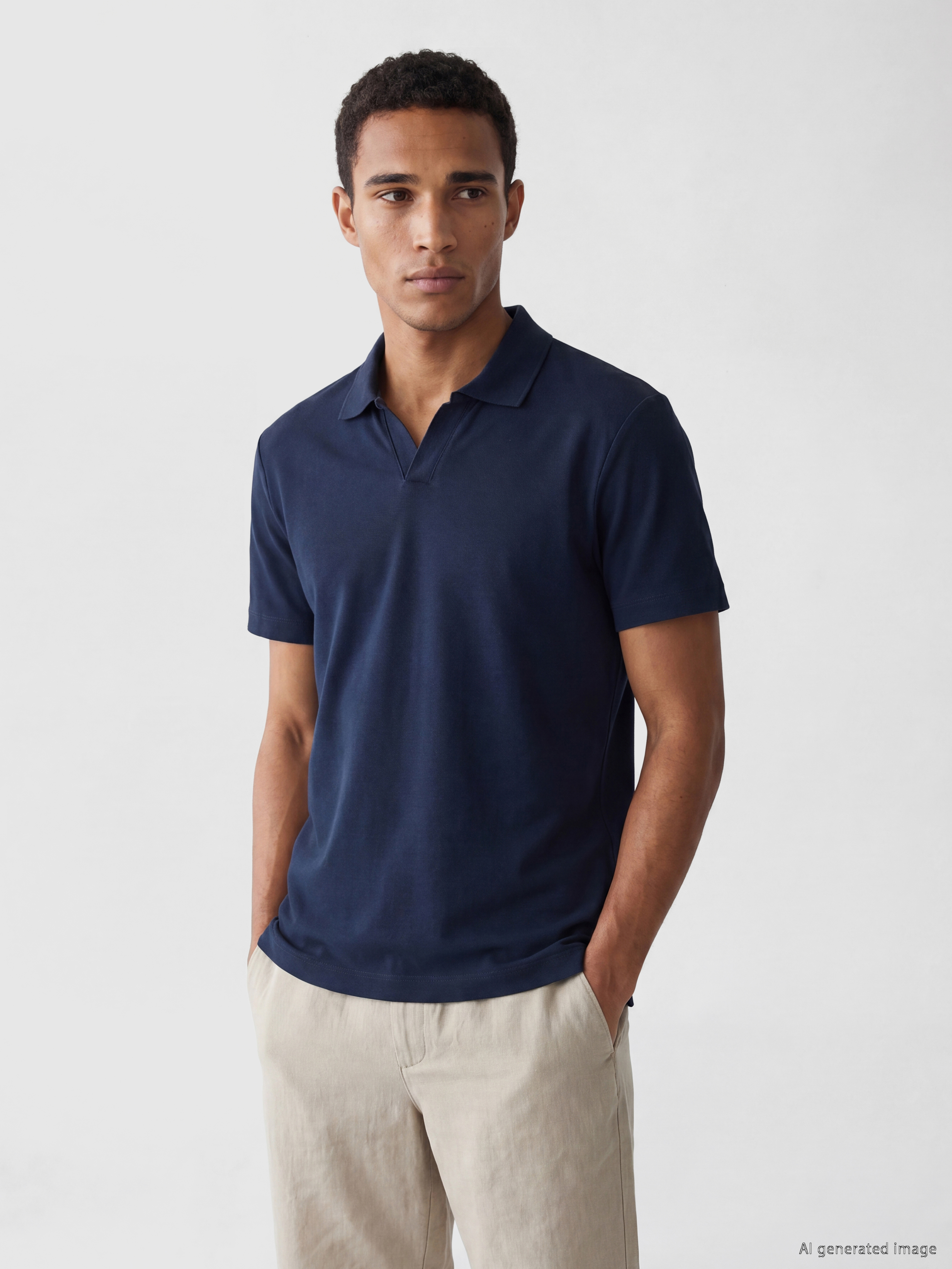 LCW Vision Polo Yaka Erkek Tişört görsel 2