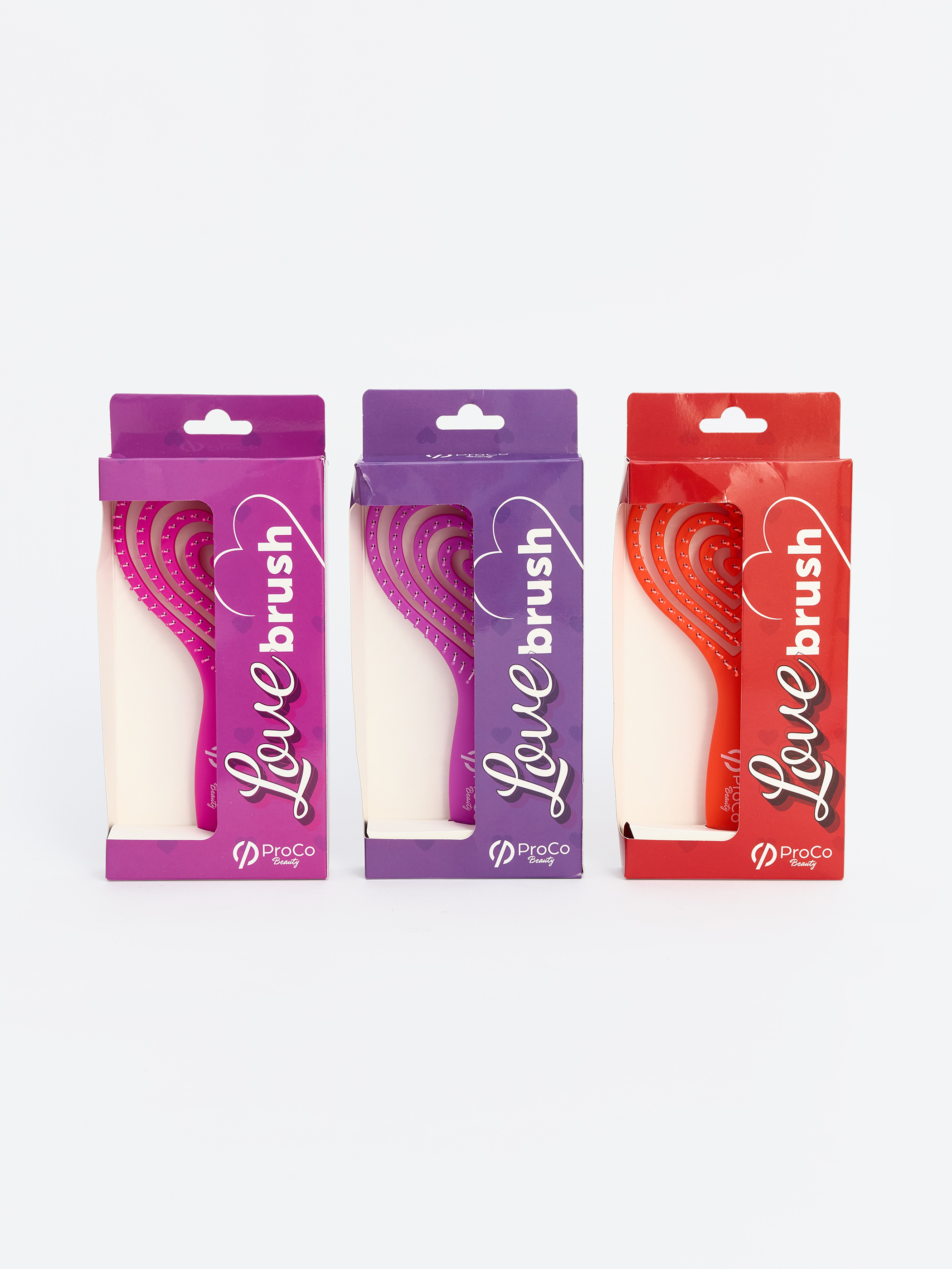 Proco Beauty Kalp Figürlü Kadın Saç Tarağı görsel 3
