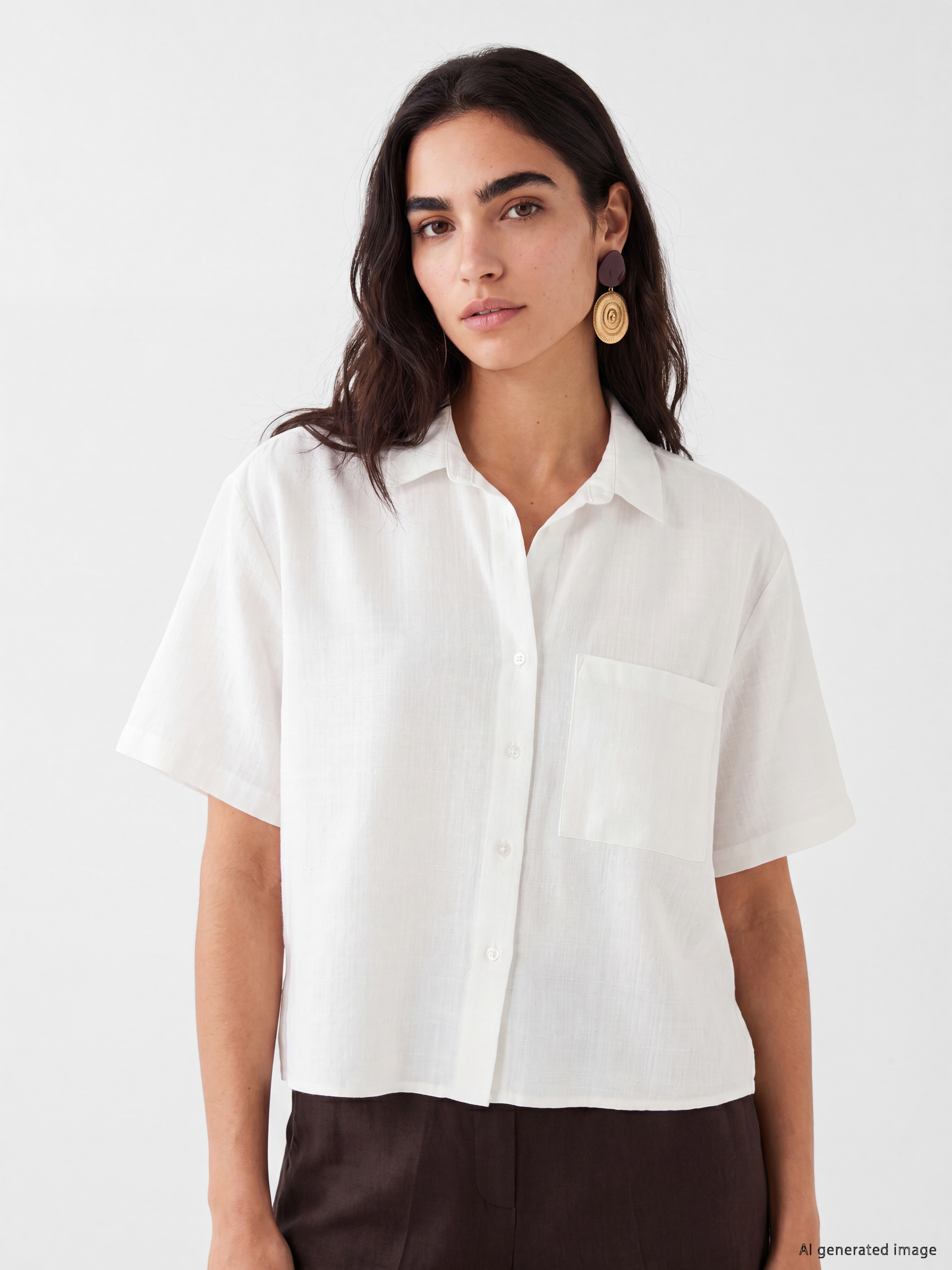 LCW Vision Loose Fit Kadın Gömlek