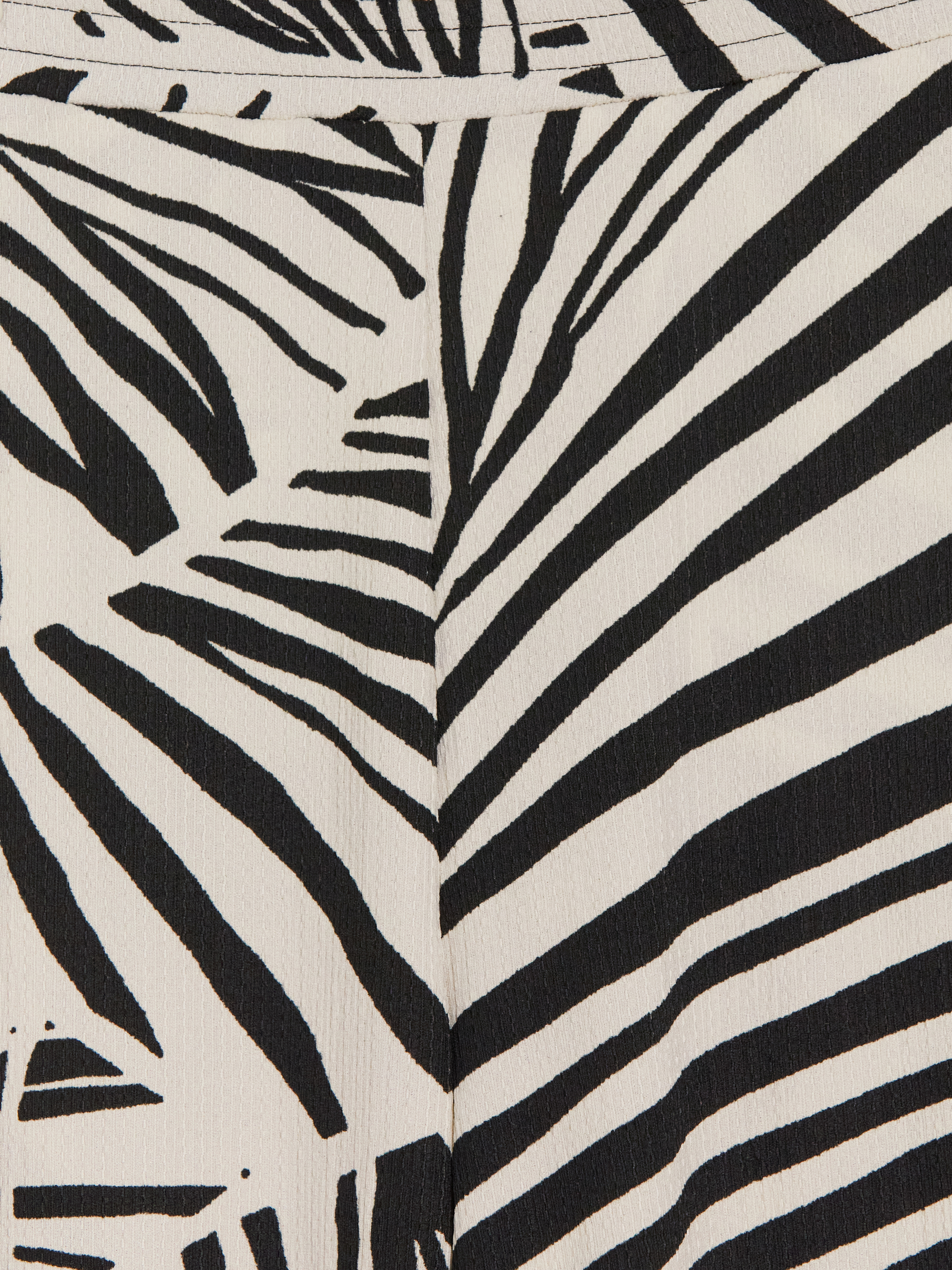 LCW EVERYDAY Beli Lastikli Zebra Desenli Kadın Pantolon görsel 5