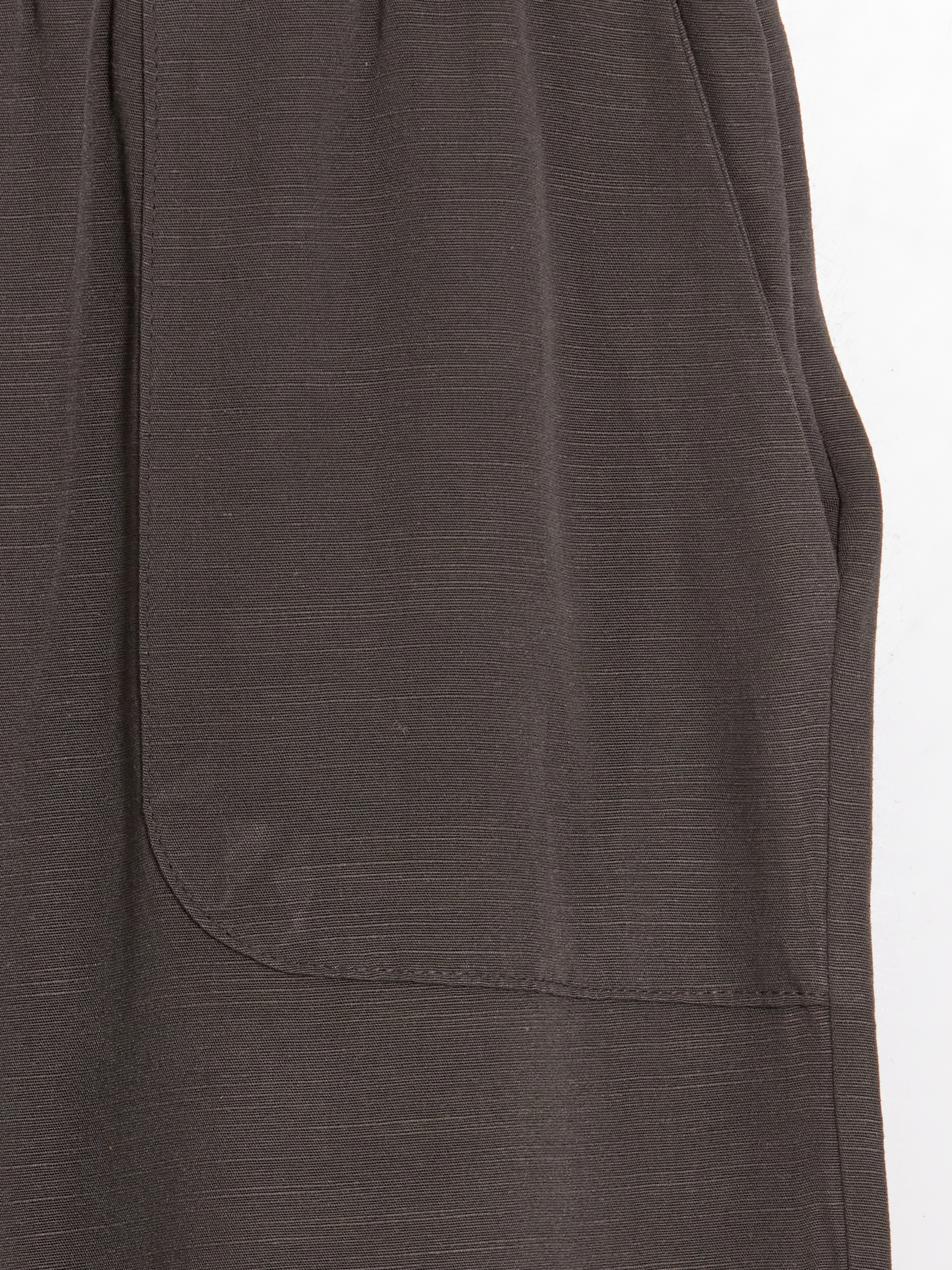 LCW Modest Beli Lastikli Keten Karışımlı Kadın Pantolon görsel 6