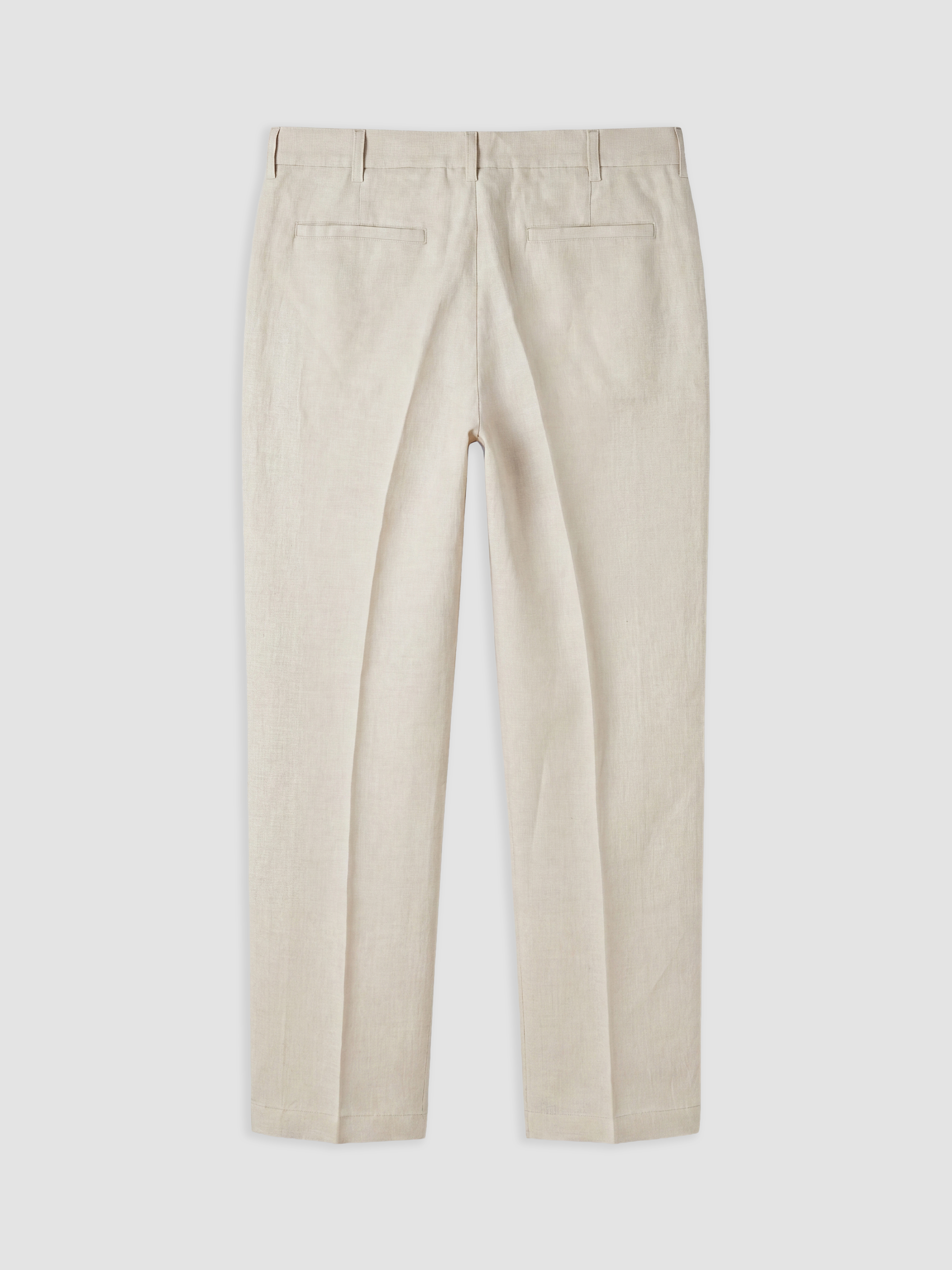 SOUTHBLUE Regular Fit %100 Keten Erkek Pileli Pantolon görsel 5