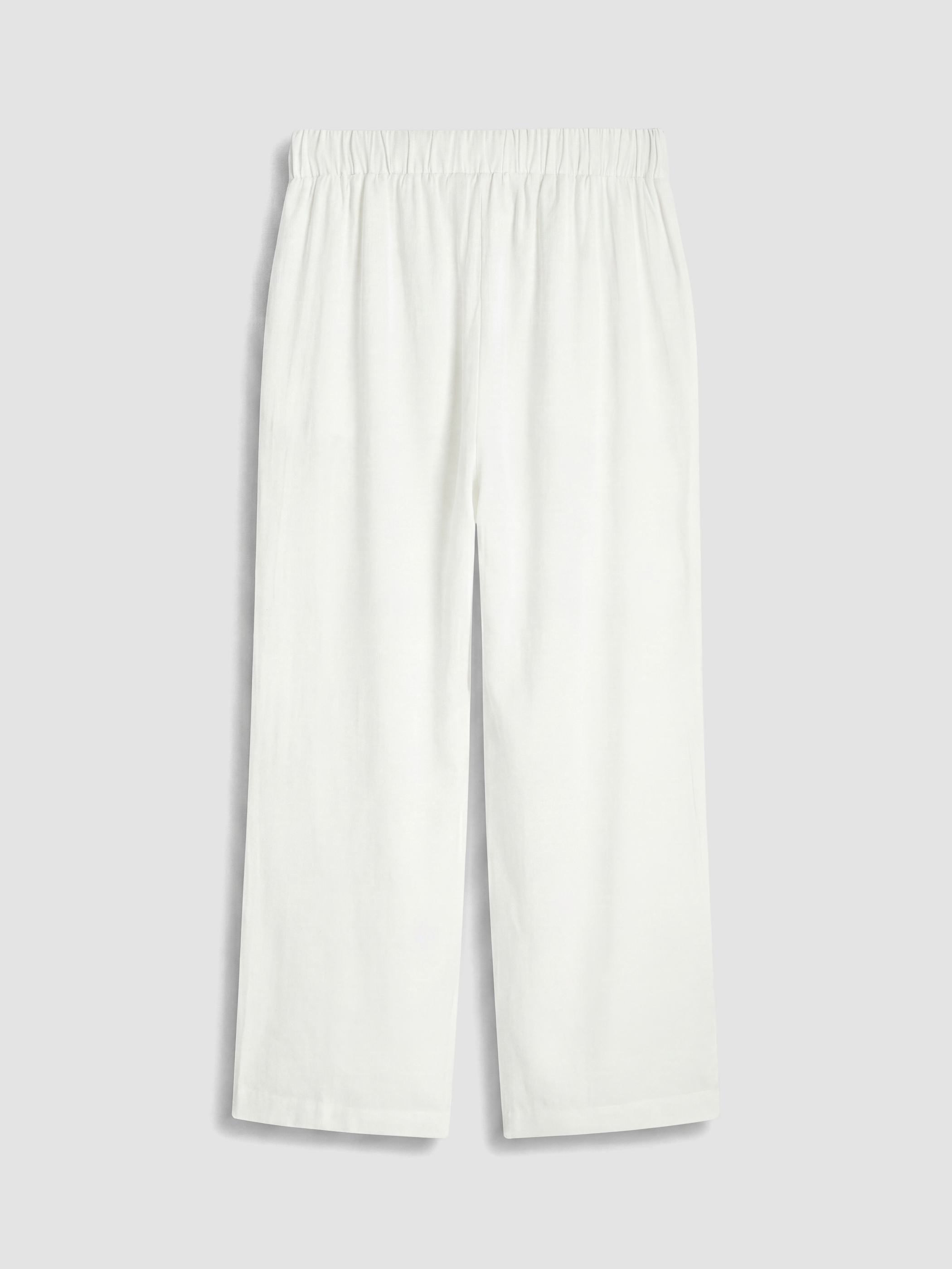 LCWAIKIKI Classic Beli Lastikli Geniş Paça Kadın Pantolon görsel 7