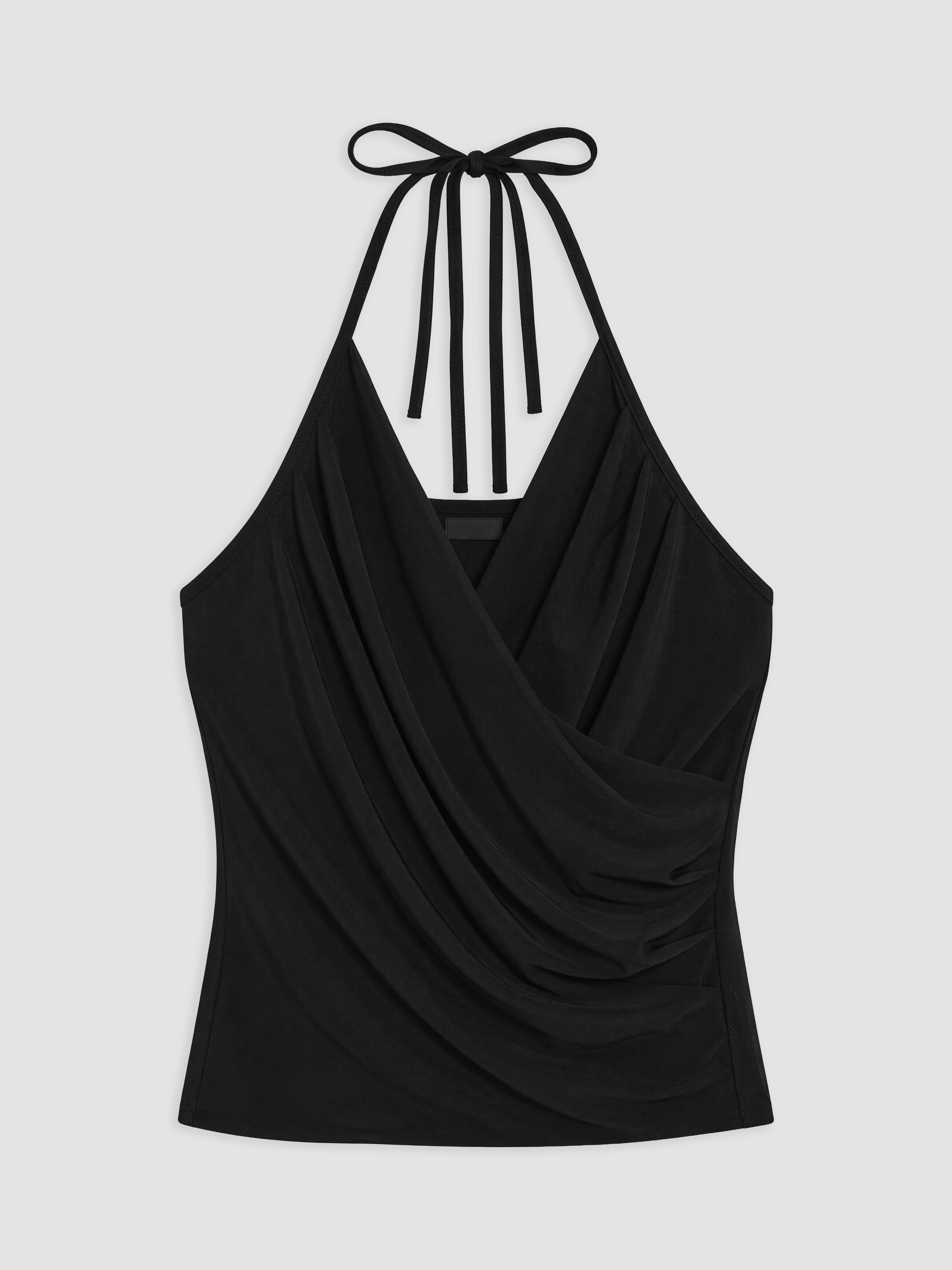 LCW Vision Halter Yaka Büzgülü Bluz görsel 5