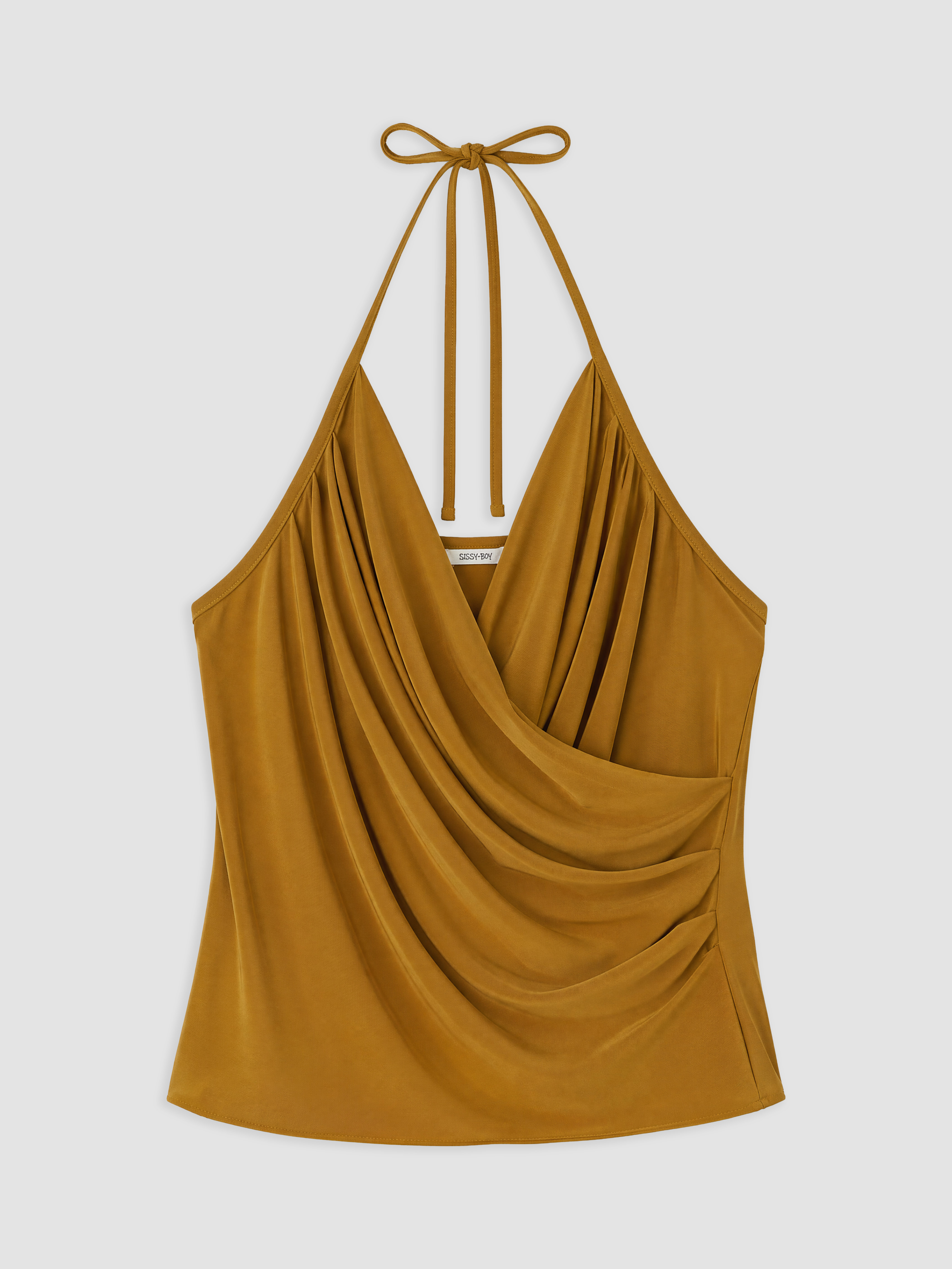 LCW Vision Halter Yaka Büzgülü Bluz görsel 5