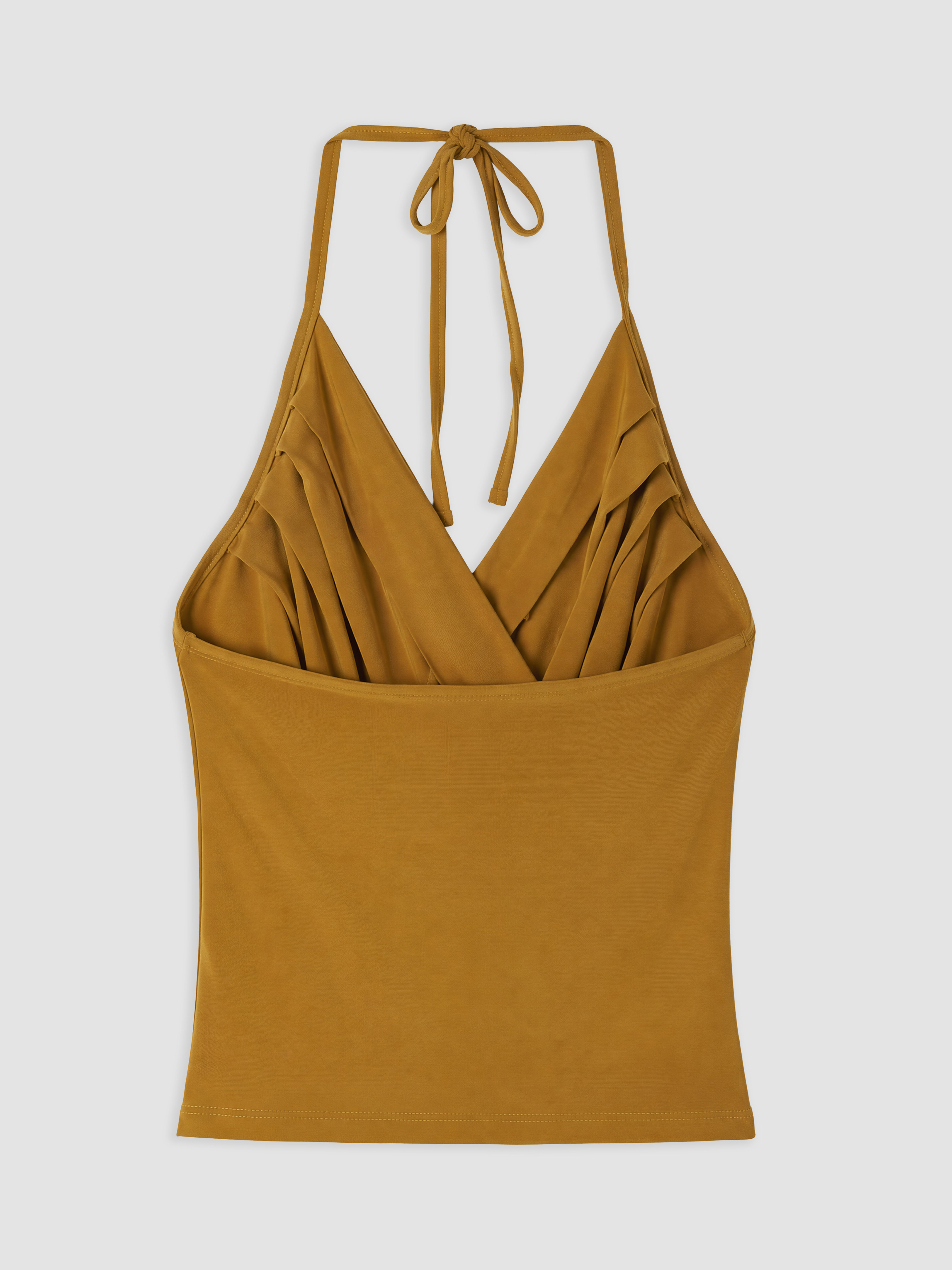 LCW Vision Halter Yaka Büzgülü Bluz görsel 6
