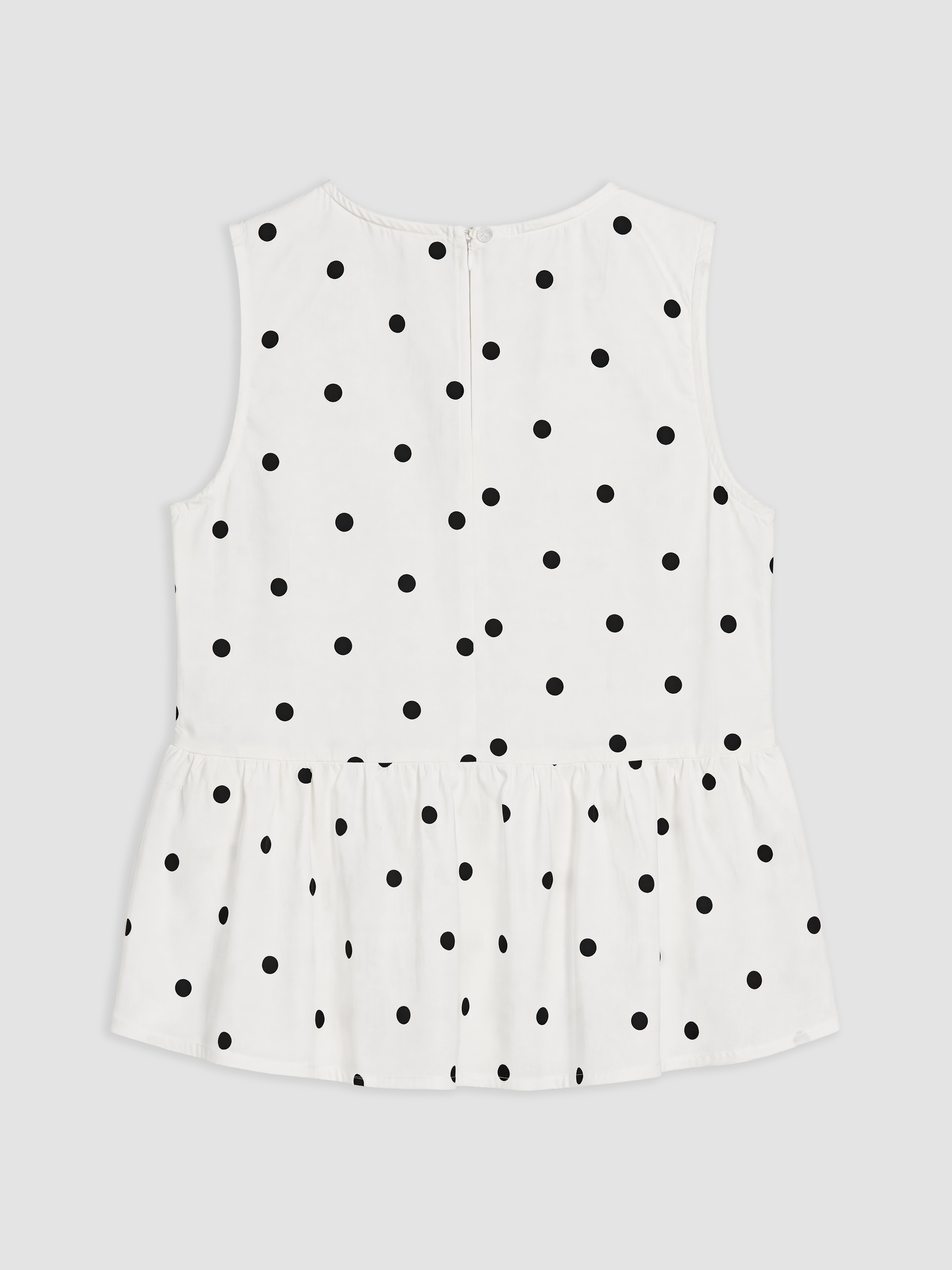 LCW Vision Bisiklet Yaka Puantiyeli Peplum Bluz görsel 6