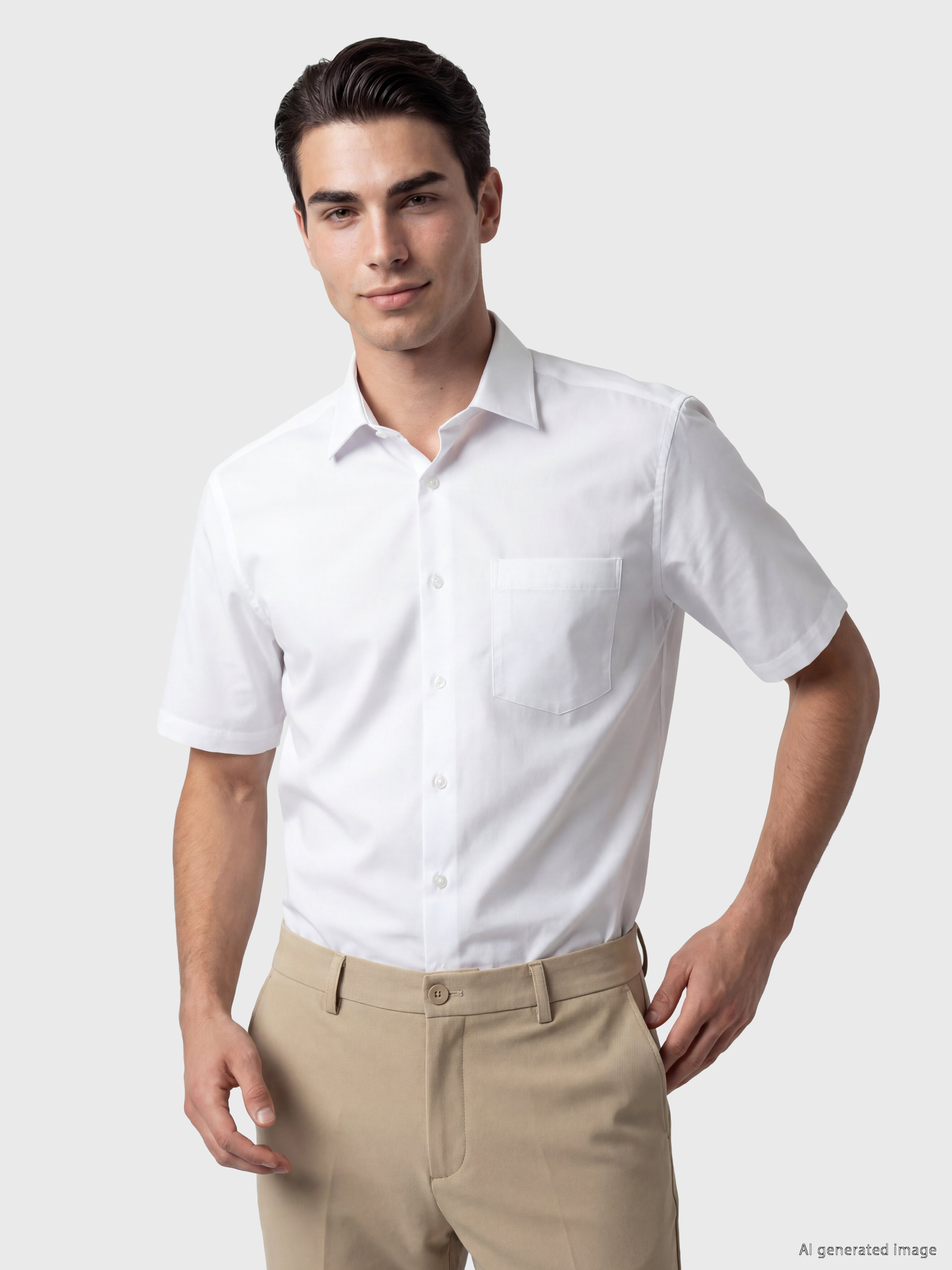 LCW BUSINESS Regular Fit Armürlü Erkek Gömlek