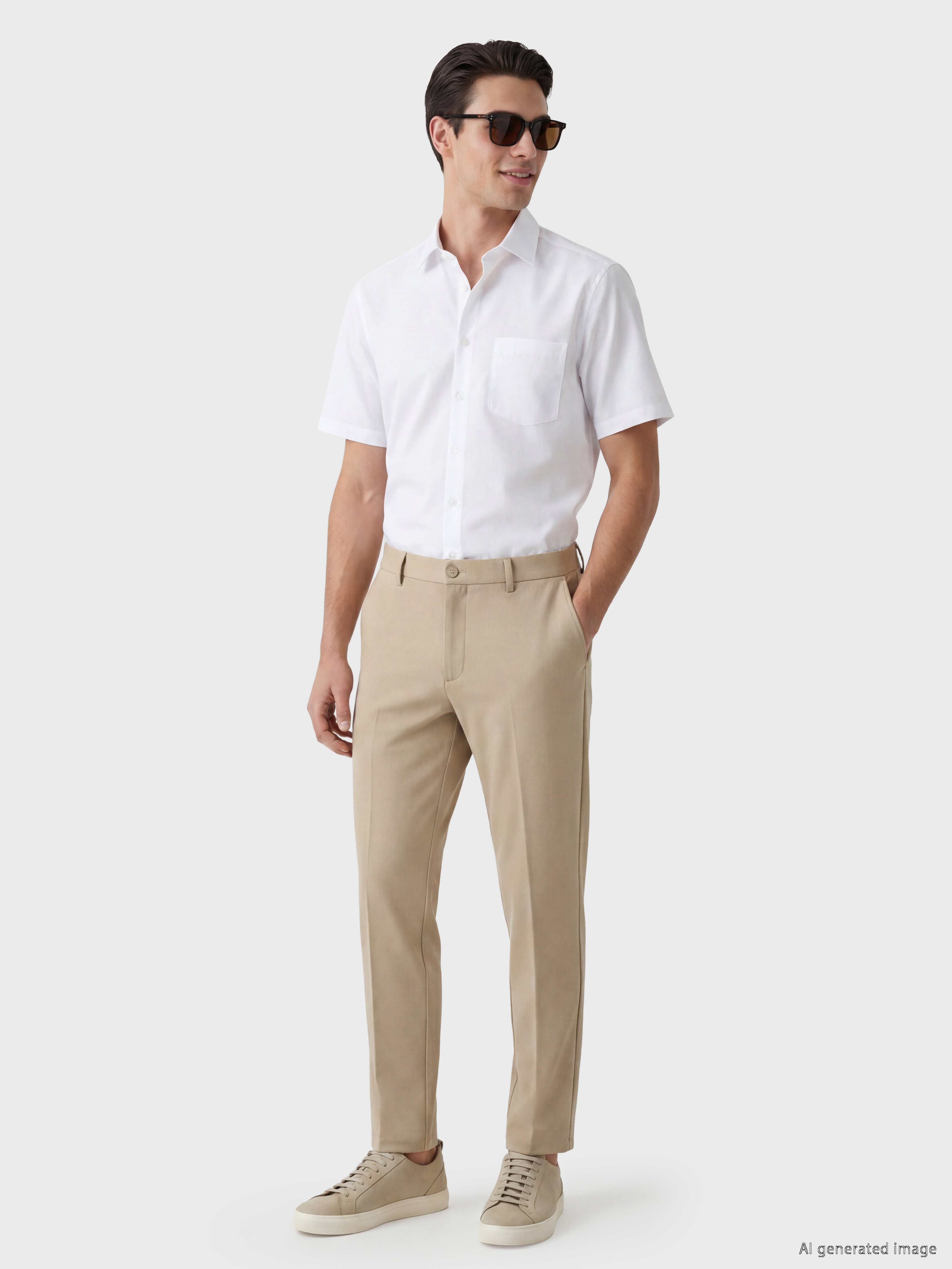 LCW BUSINESS Regular Fit Armürlü Erkek Gömlek görsel 2
