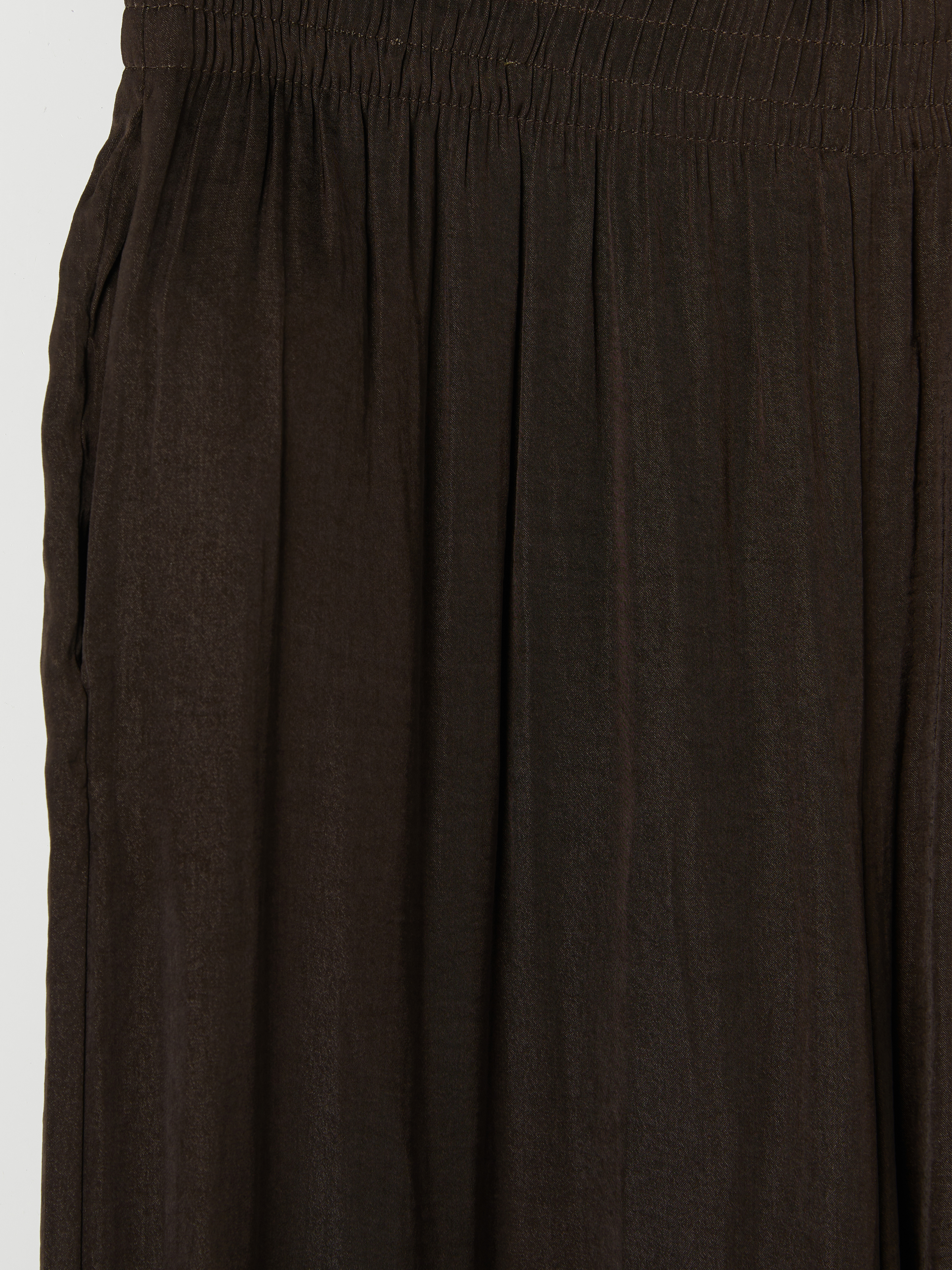 LCW Modest Beli Lastikli Geniş Paça Kadın Pantolon görsel 7