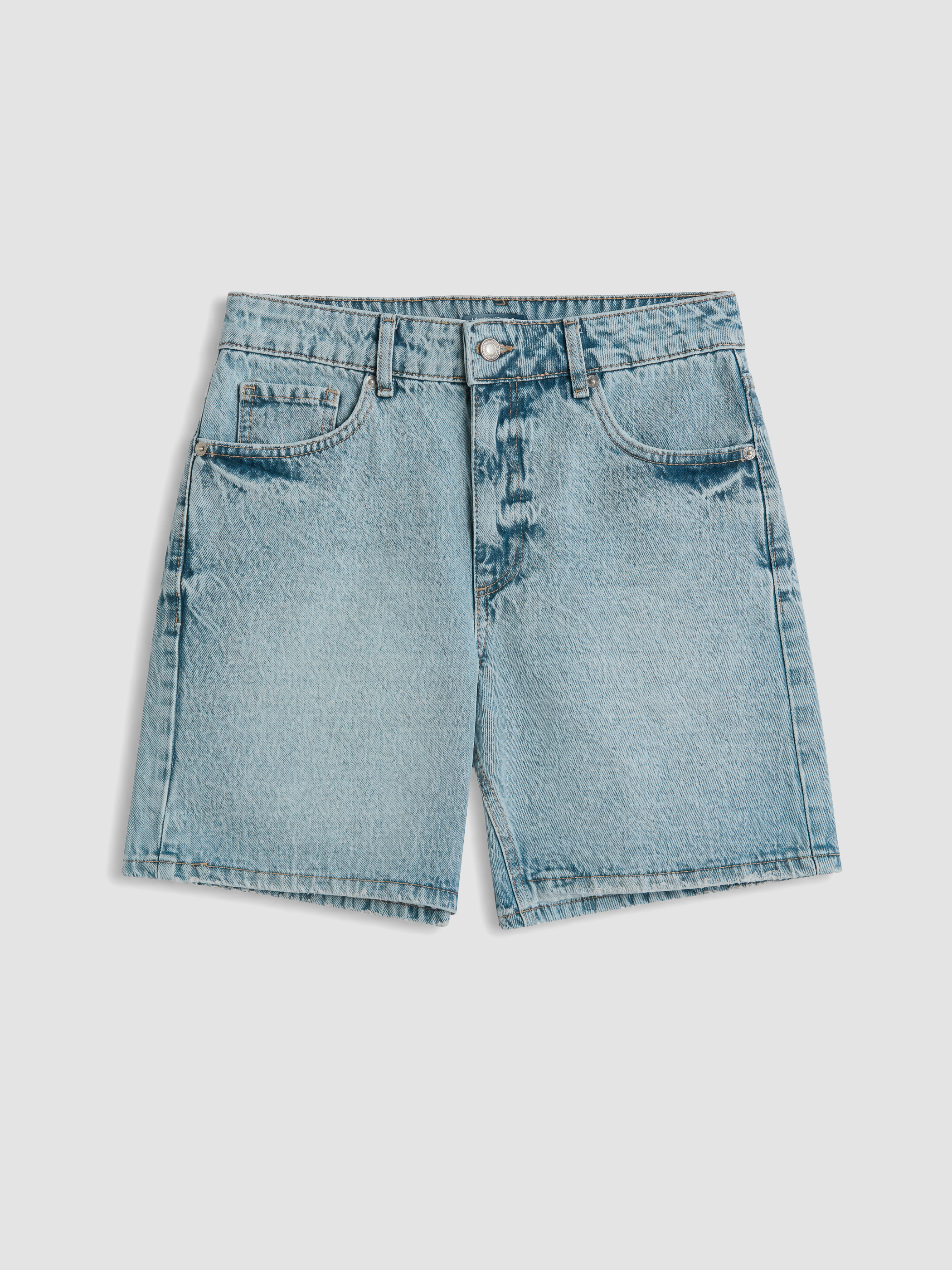 LCW Jeans Yüksek Bel Kadın Jean Şort görsel 5