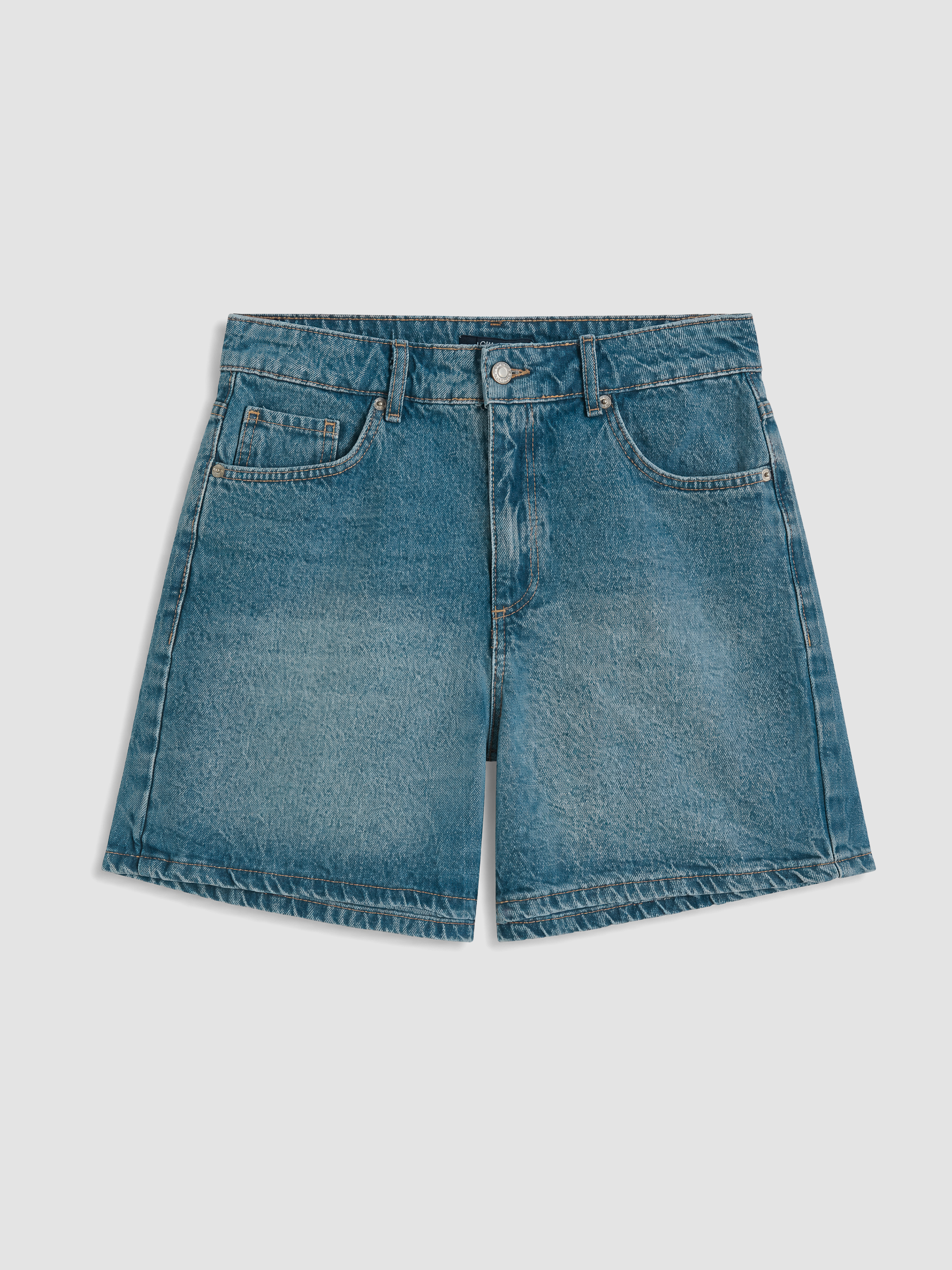 LCW Jeans Yüksek Bel Kadın Jean Şort görsel 4