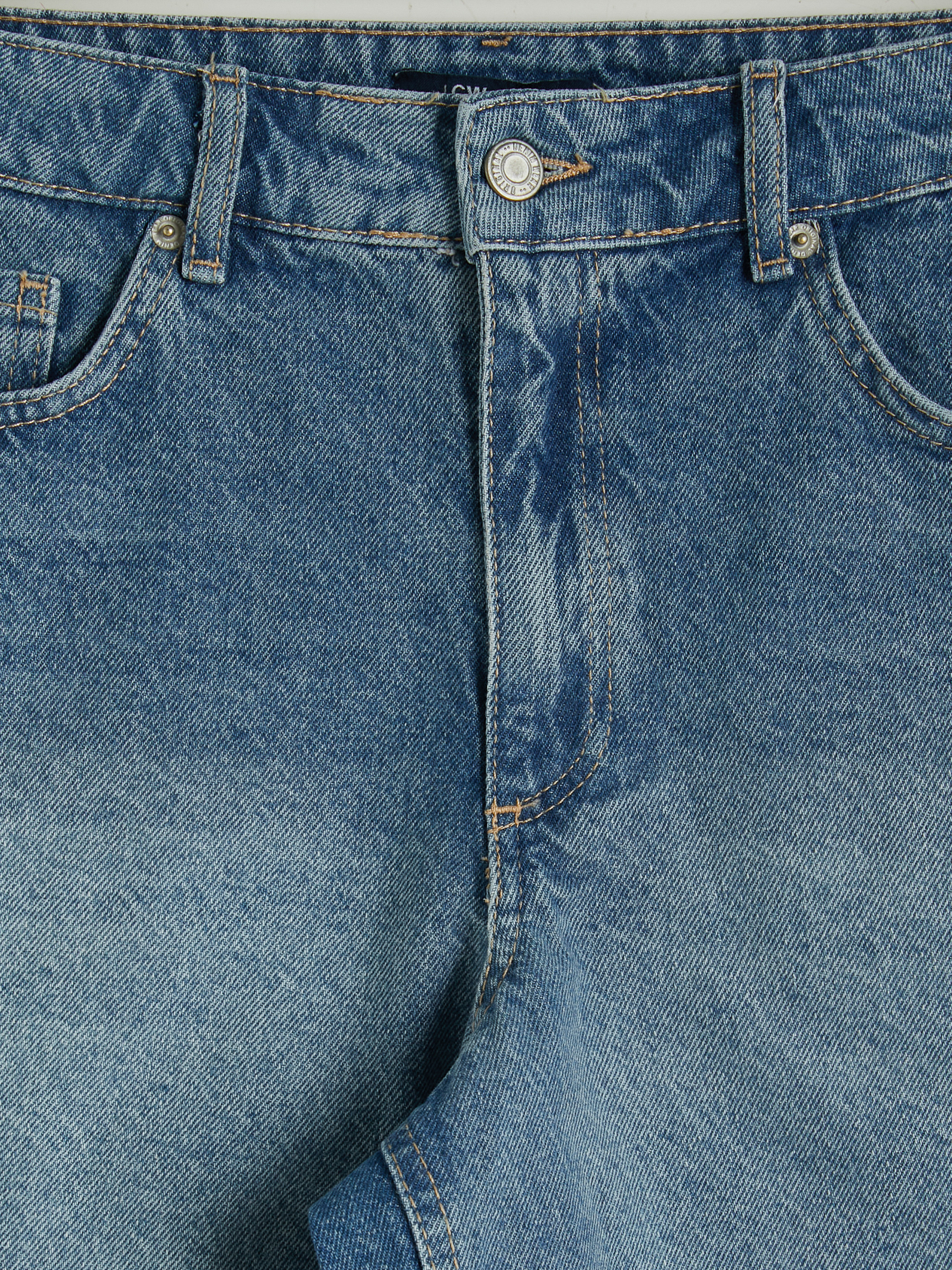 LCW Jeans Yüksek Bel Kadın Jean Şort görsel 6