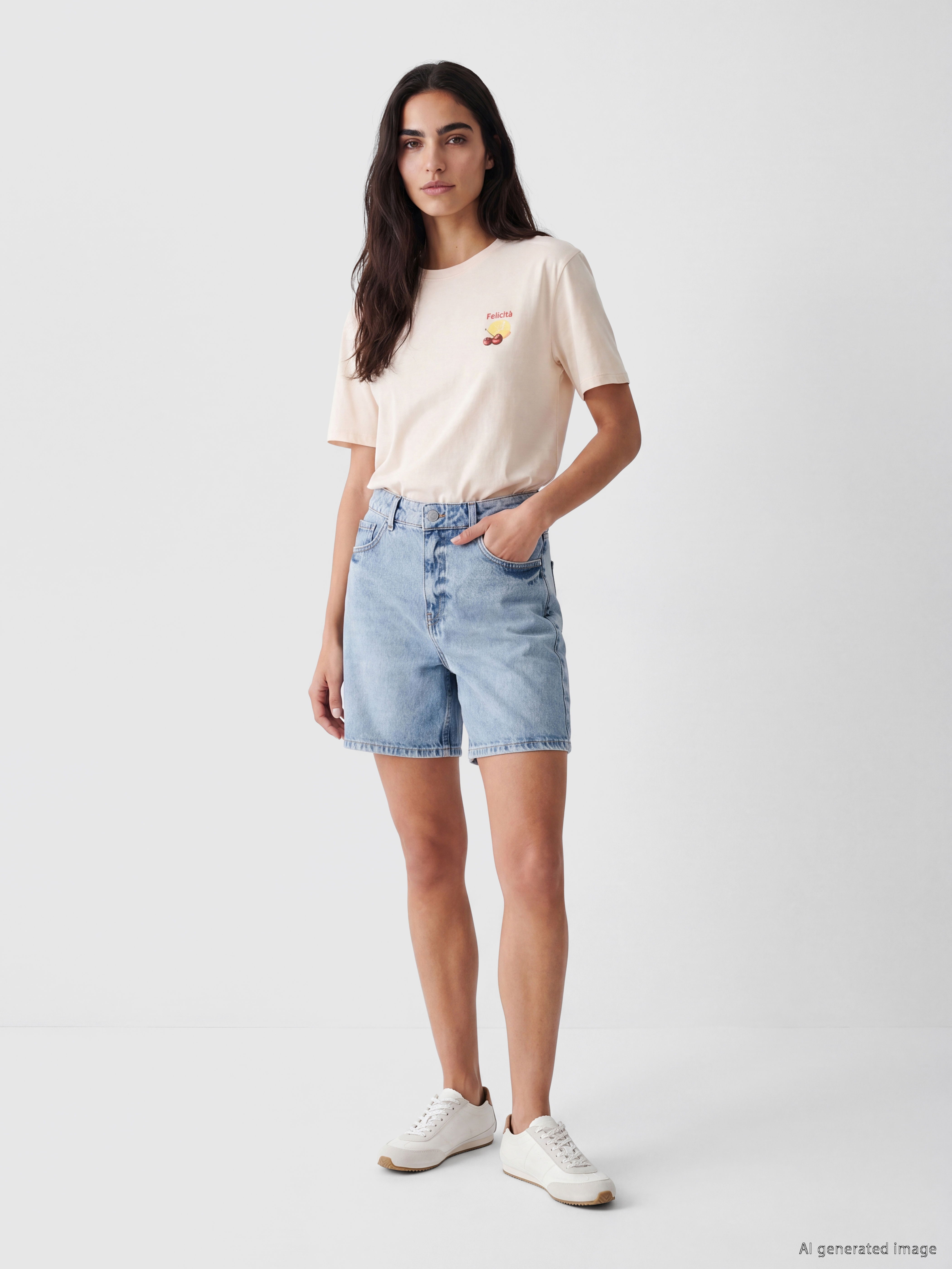 LCW Jeans Yüksek Bel Kadın Jean Şort