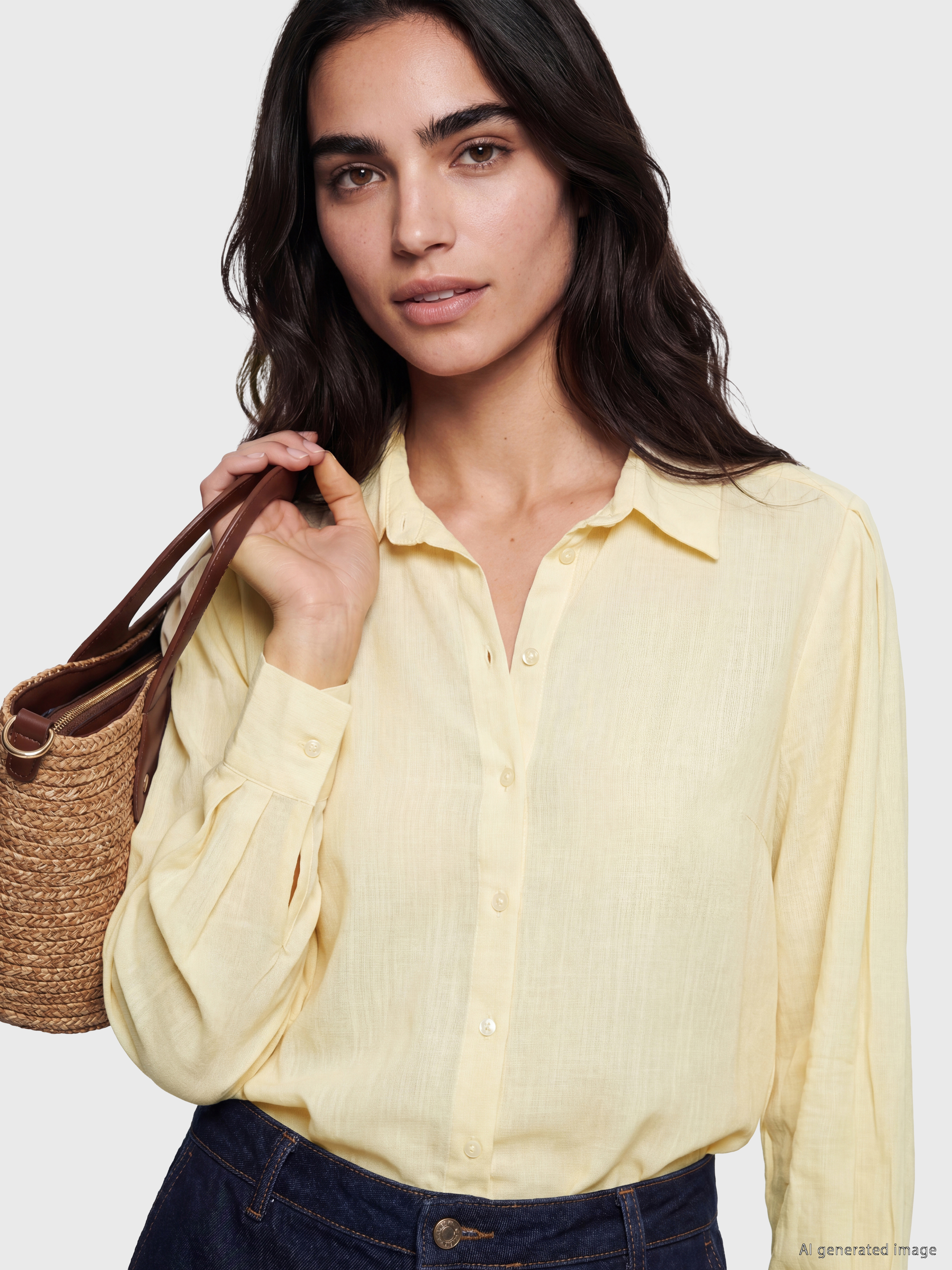 LCW Vision Loose Fit Kadın Gömlek