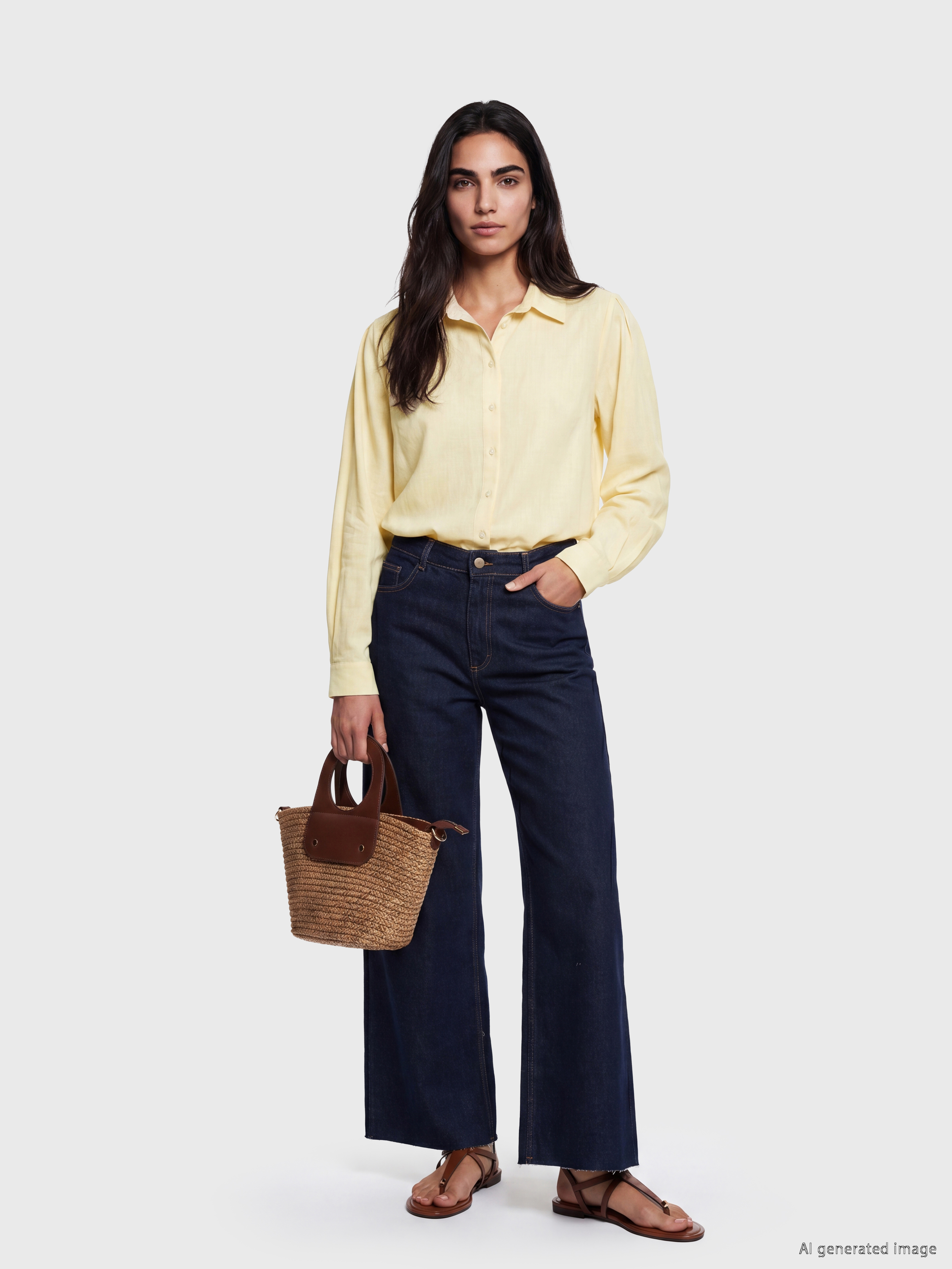 LCW Vision Loose Fit Kadın Gömlek görsel 2