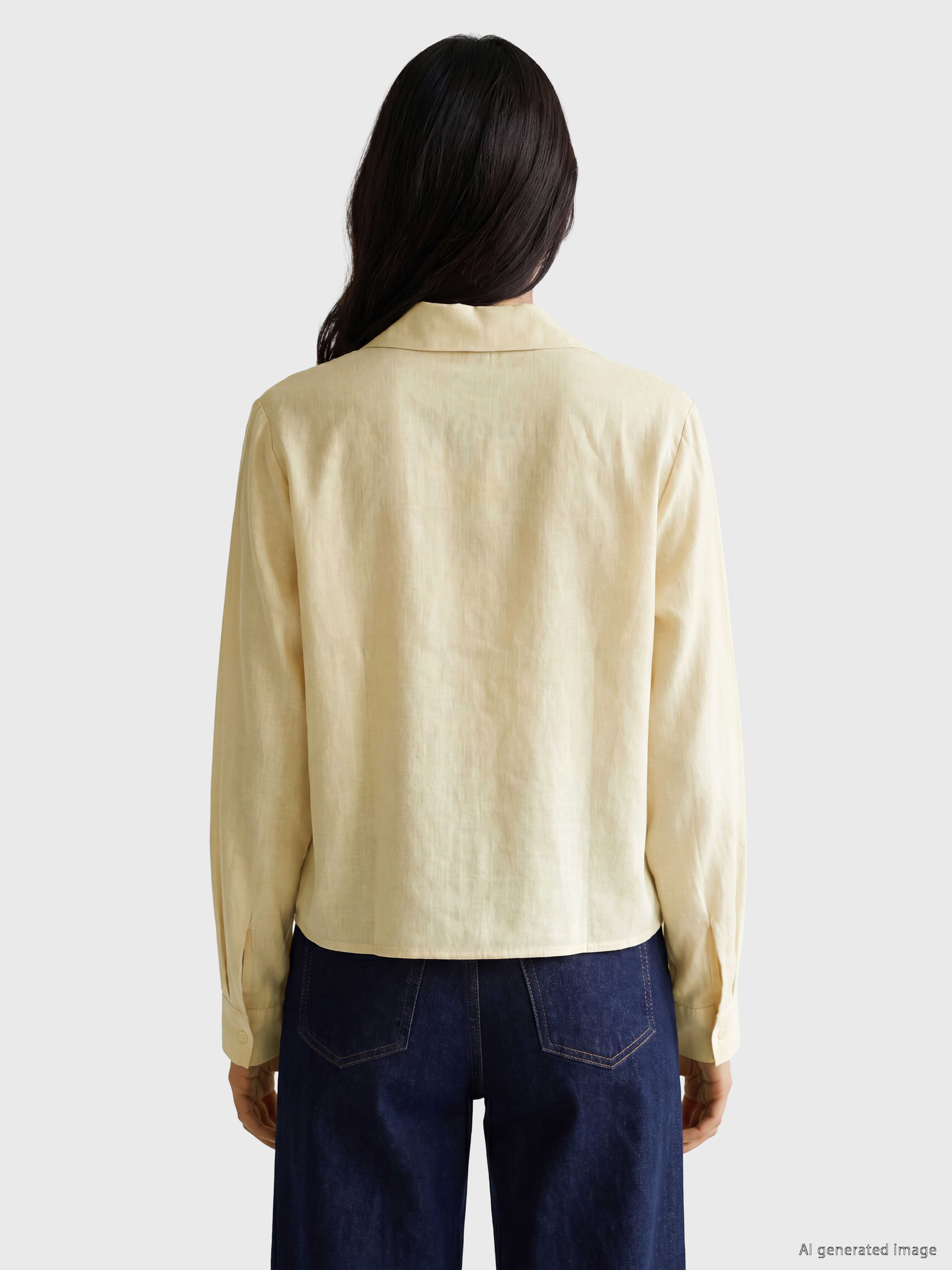 LCW Vision Loose Fit Kadın Gömlek görsel 4