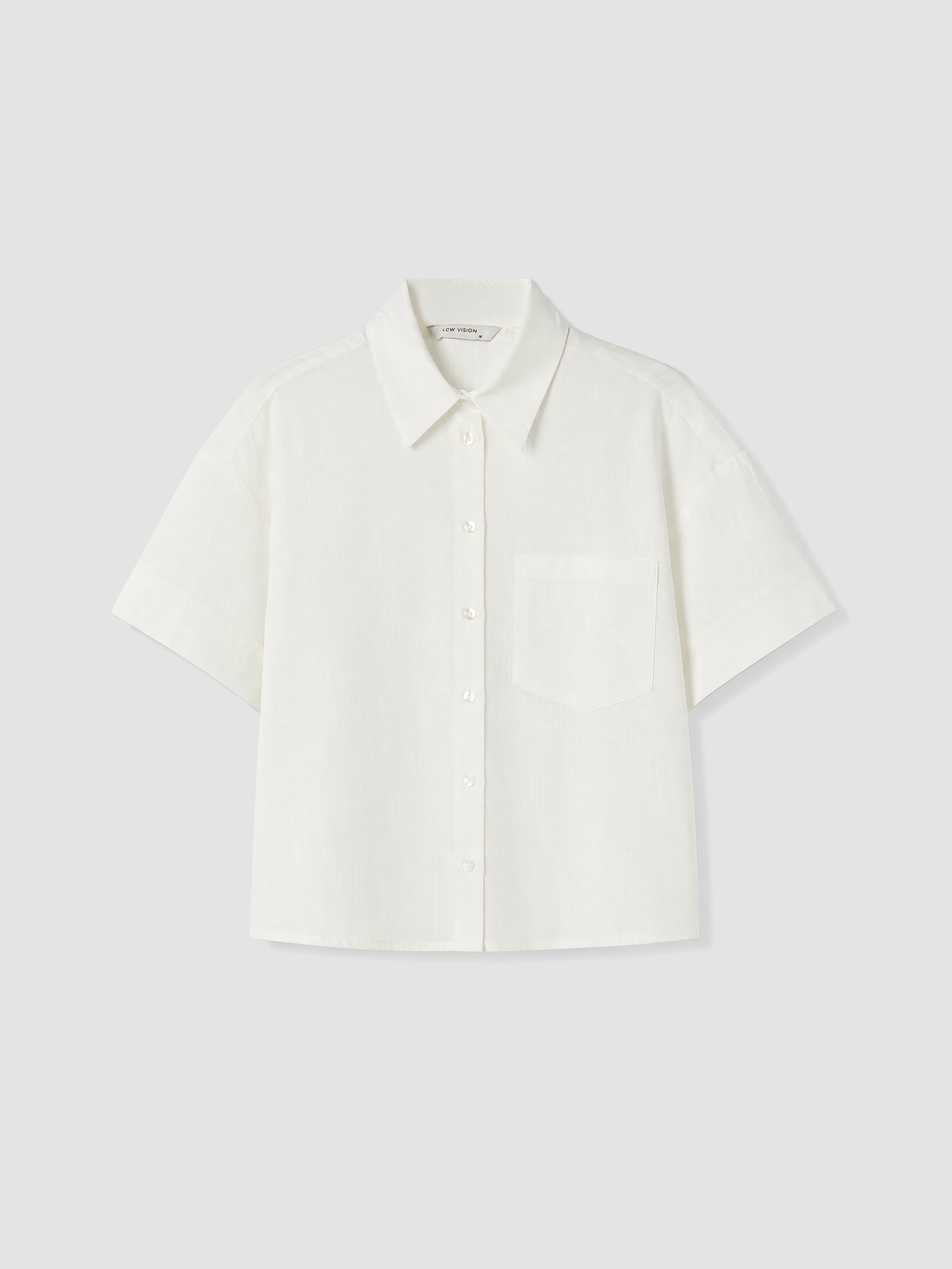 LCW Vision Oversize Poplin Kadın Gömlek görsel 5