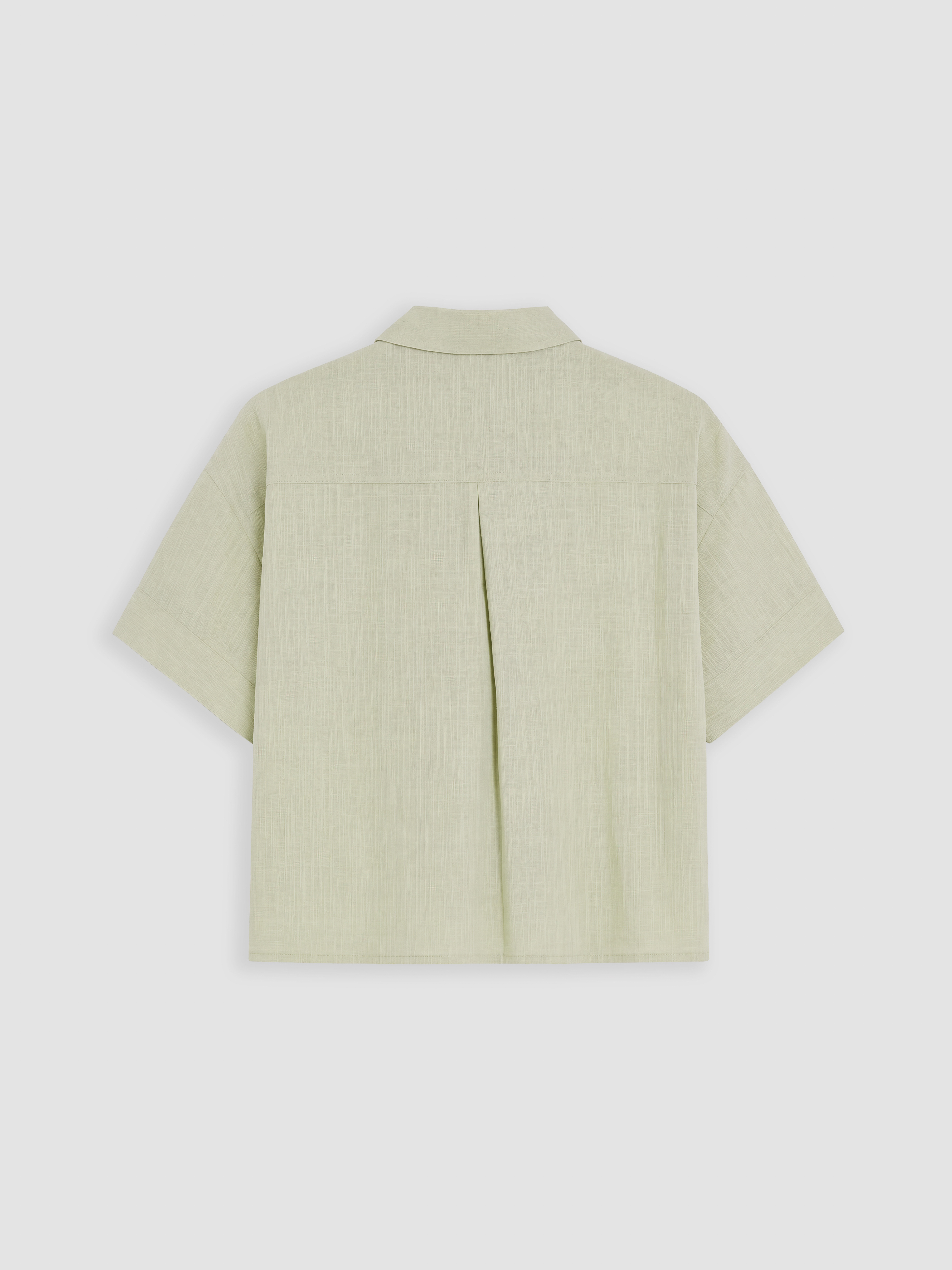 LCW Vision Oversize Poplin Kadın Gömlek görsel 7