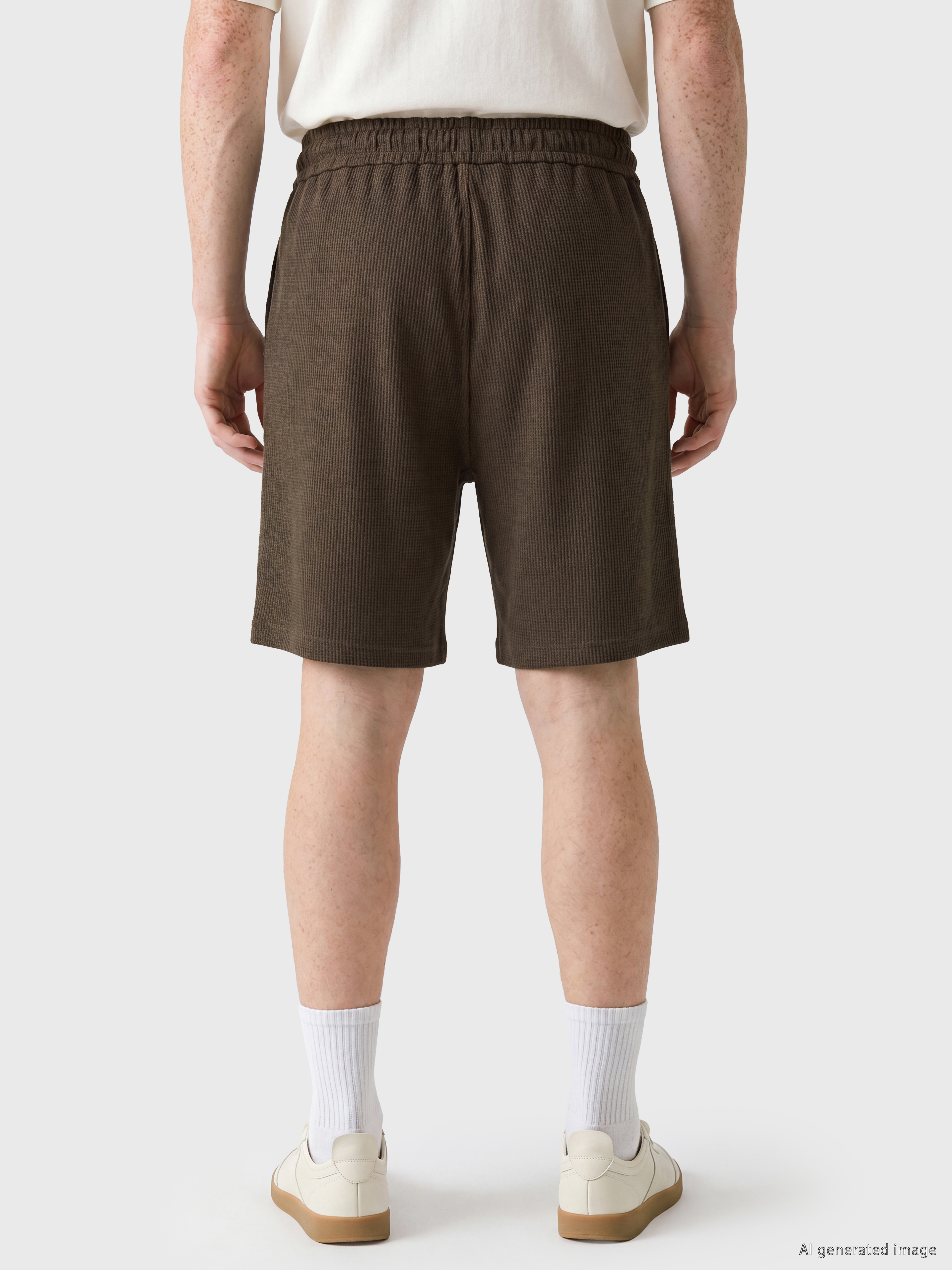 XSIDE Regular Fit Şeritli Erkek Şort görsel 4