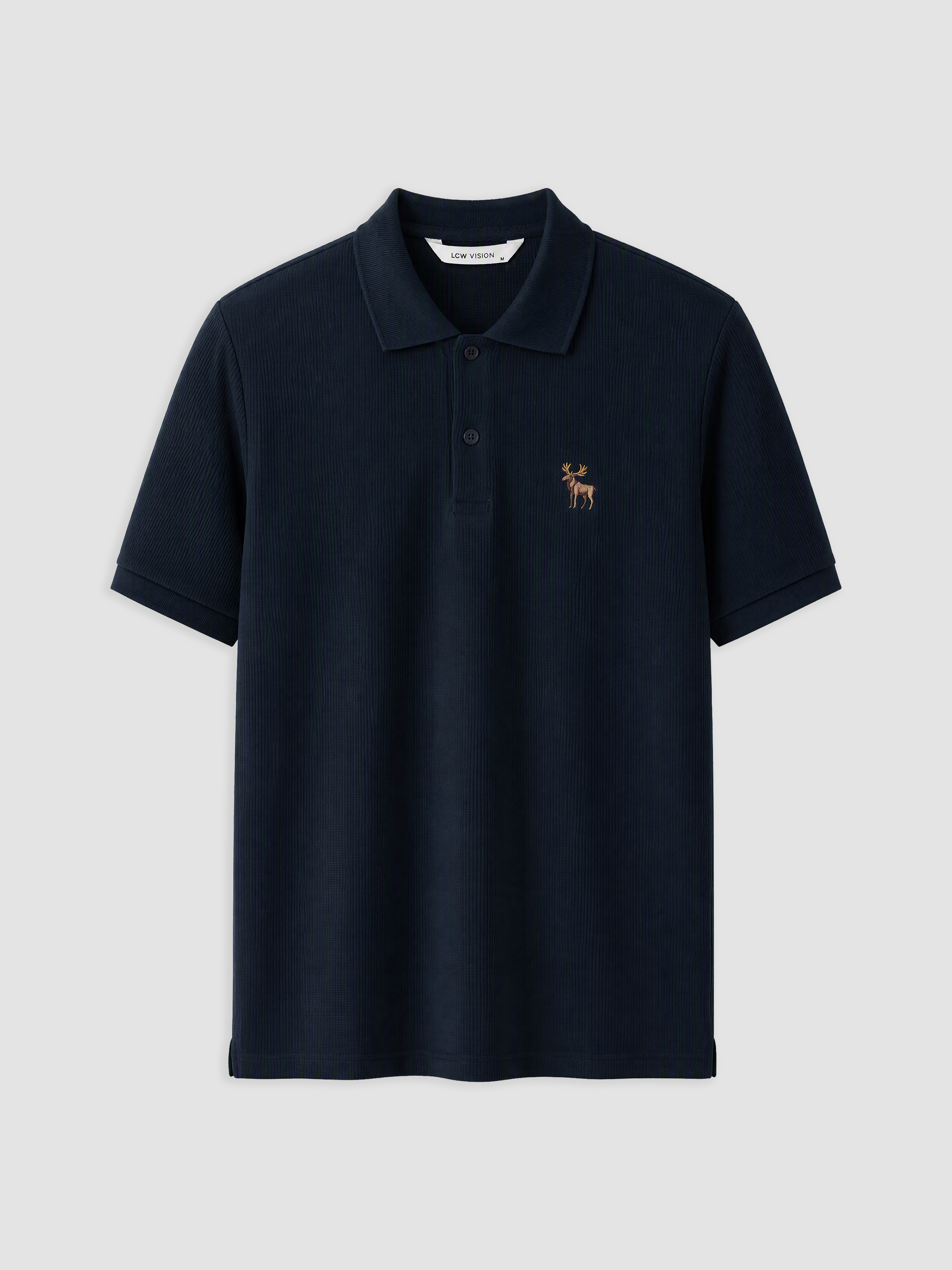 LCW Vision Polo Yaka Nakışlı Erkek Tişört görsel 5