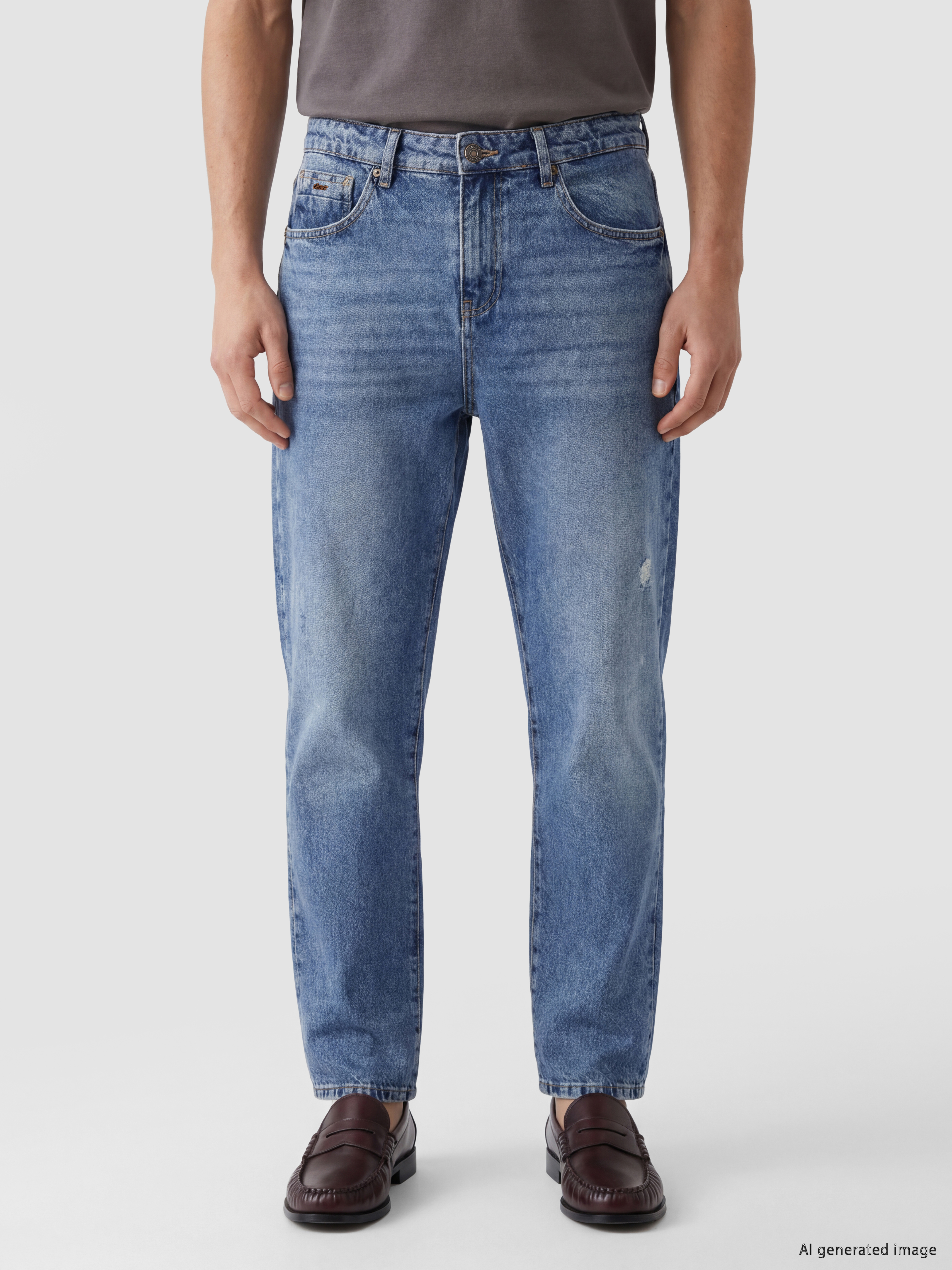 LCW Jeans 745 Baggy Fit Erkek Jean Pantolon görsel 2