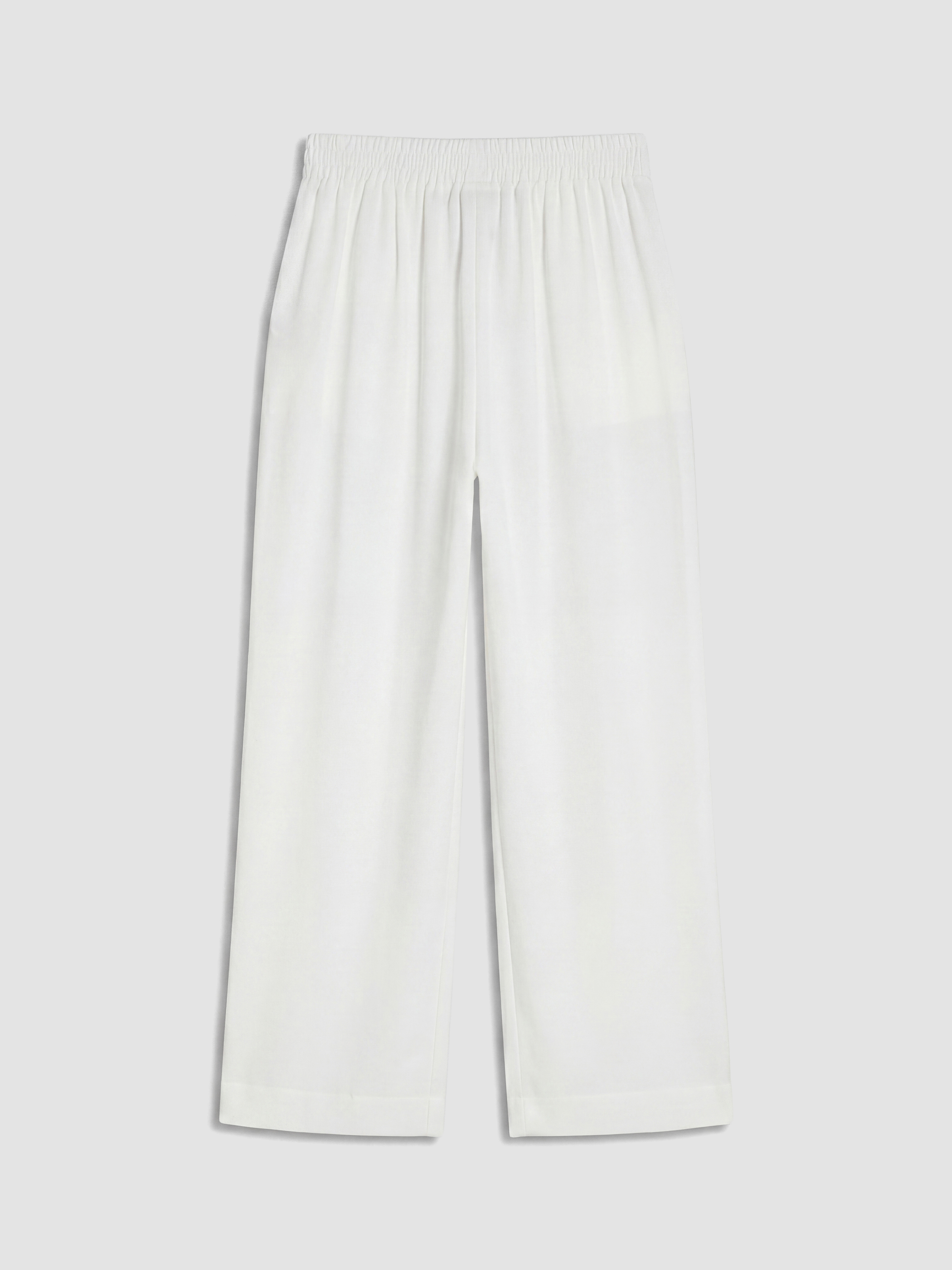 LCWAIKIKI Classic Beli Lastikli Geniş Paça Kadın Pantolon görsel 7