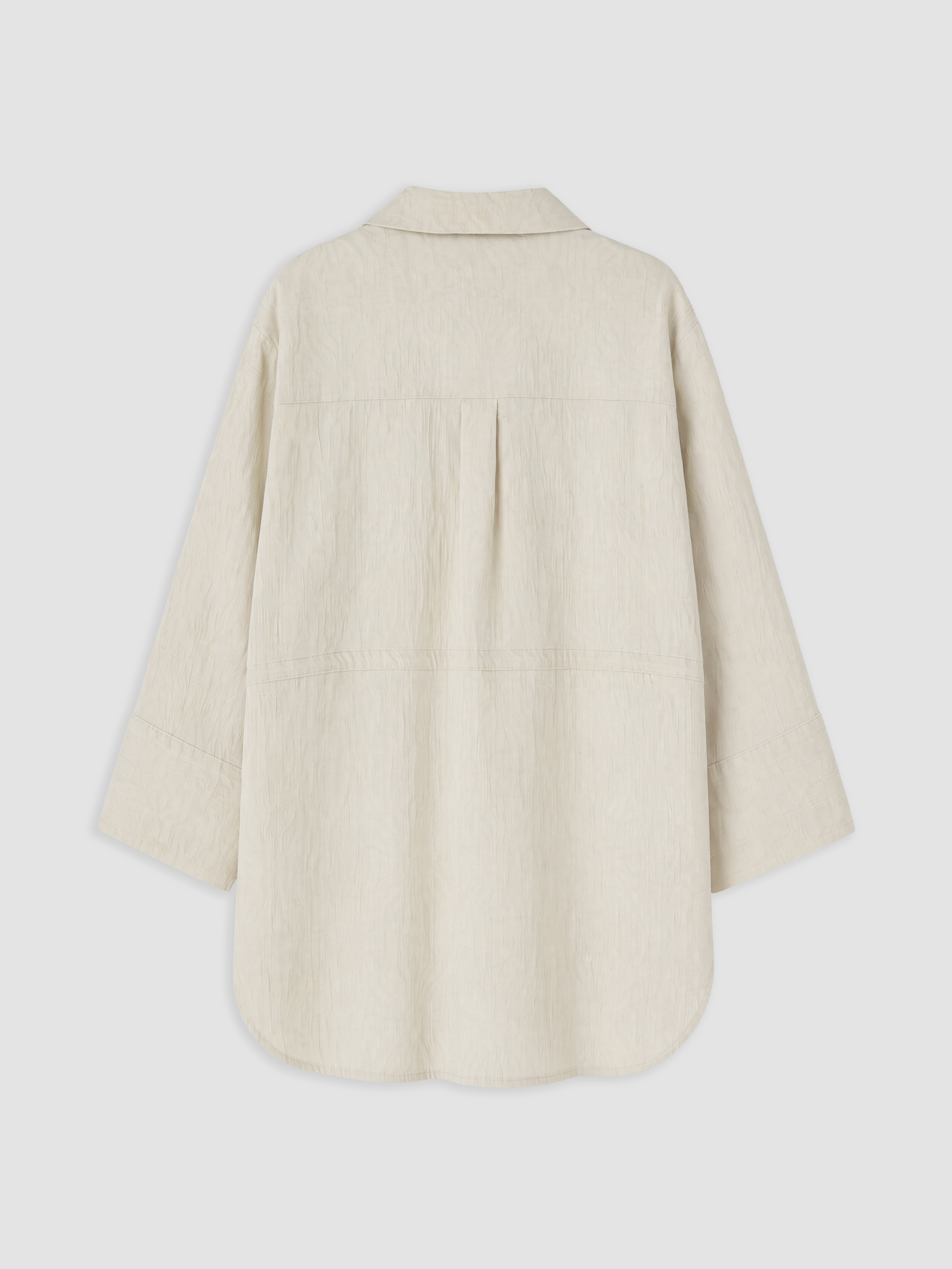 LCW STUDIO Dokulu Oversize Kadın Gömlek Tunik görsel 6