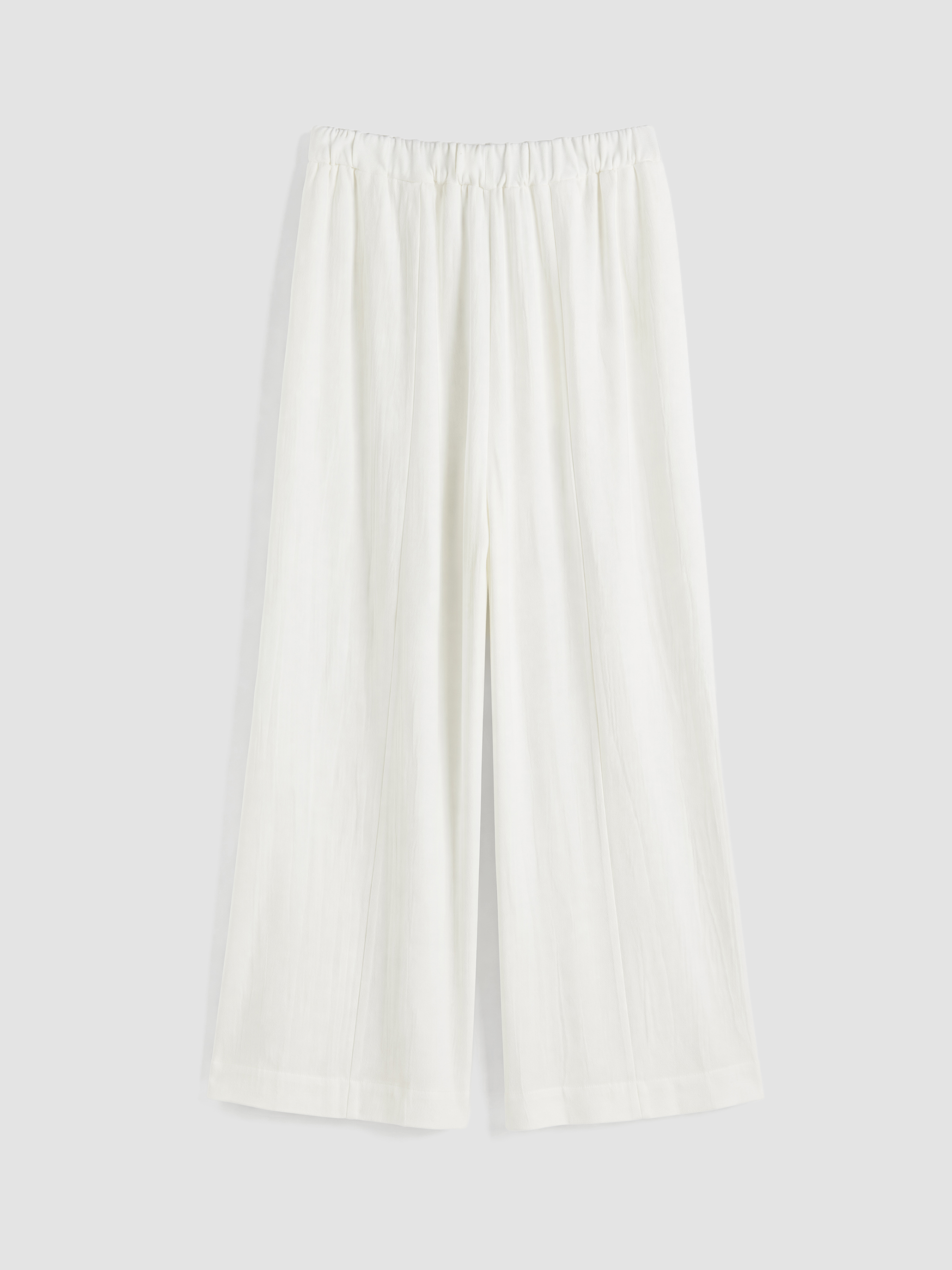 LCW Modest Beli Lastikli Geniş Paça Kadın Pantolon görsel 5